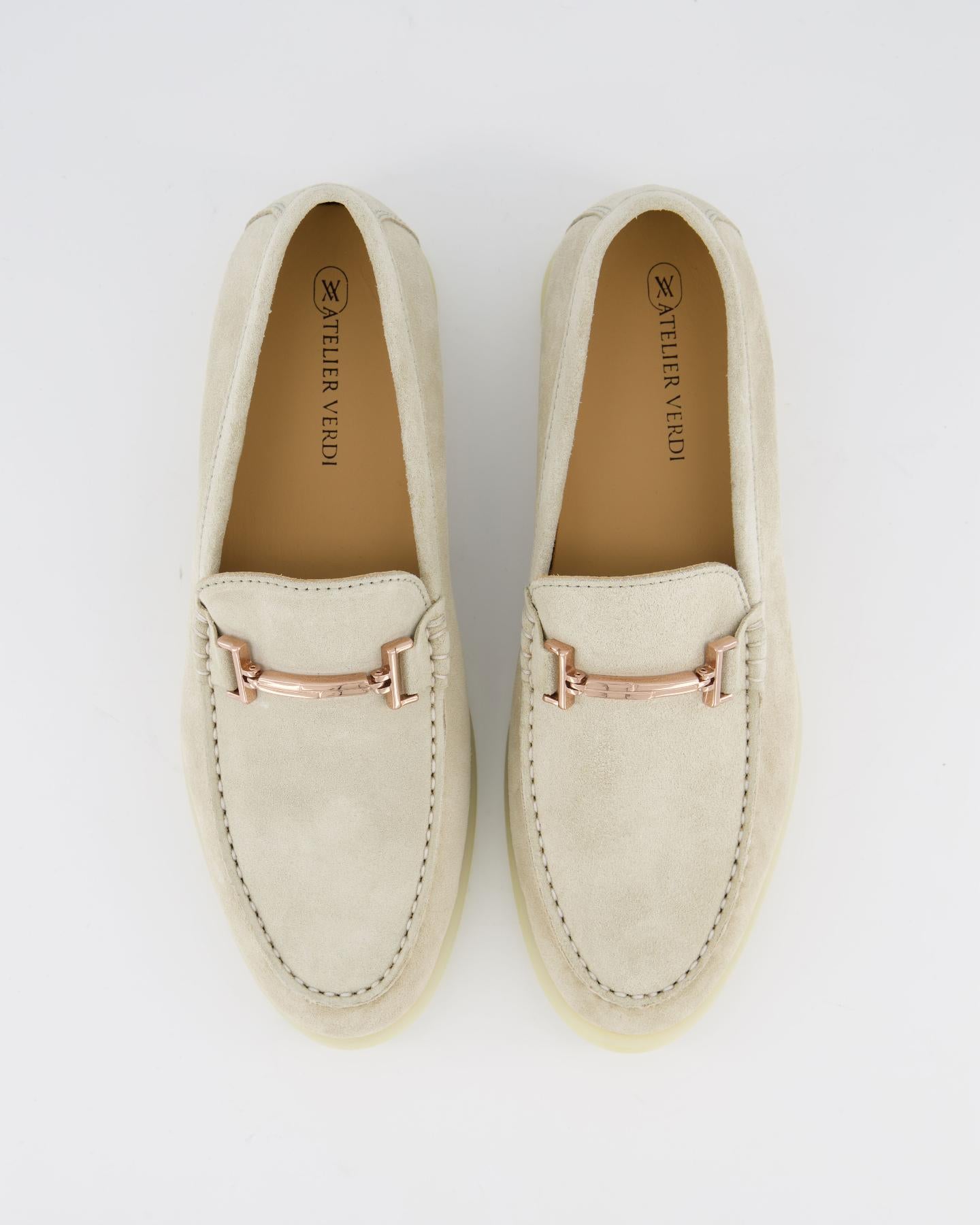 Dames Peach Juta Loafer Beige