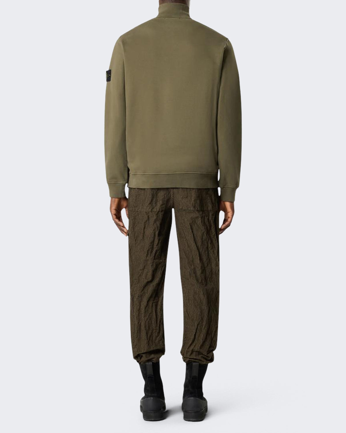 Heren Half Zip Sweater Groen