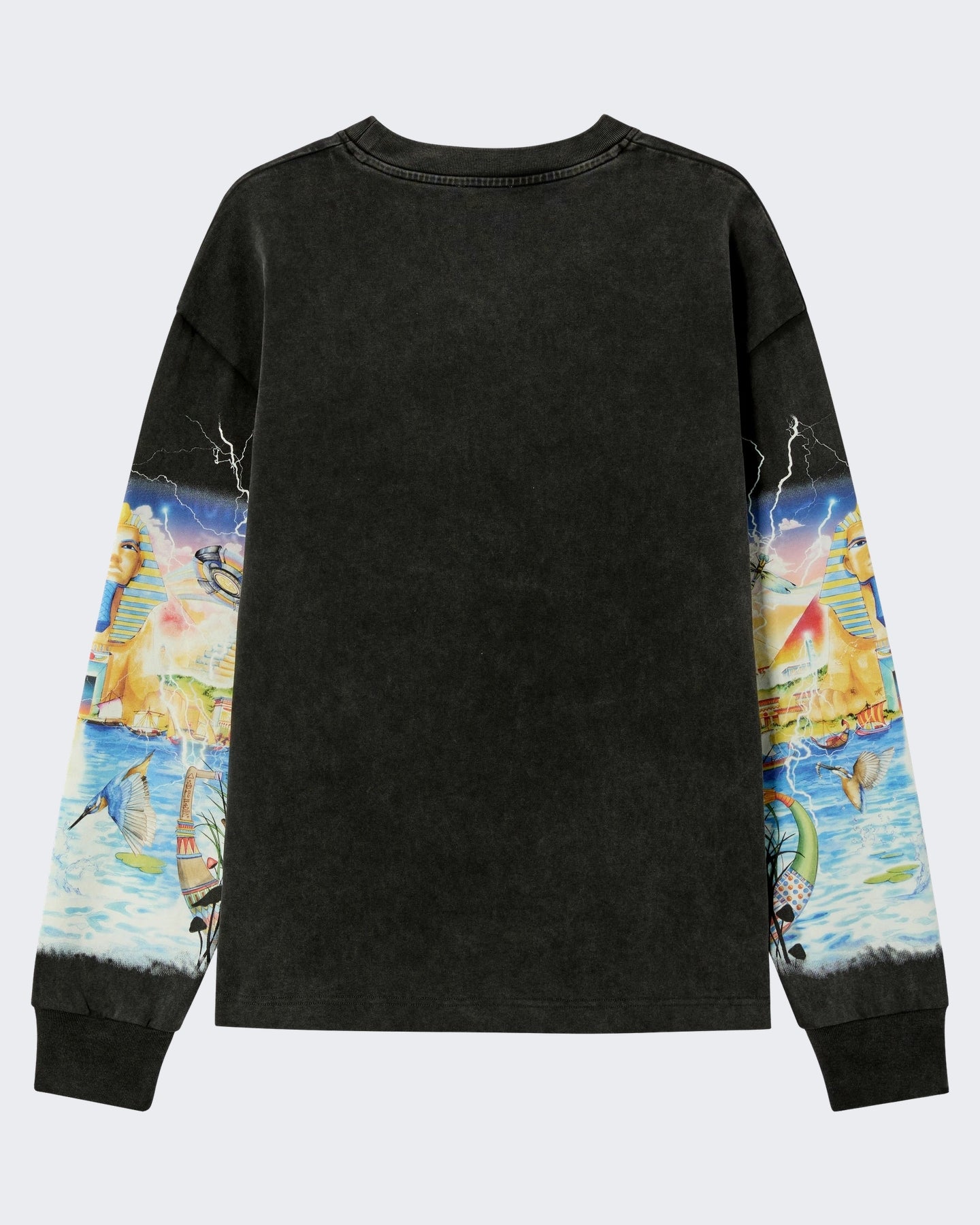 Heren Long Sleeve Tee Egypt As It Zwart