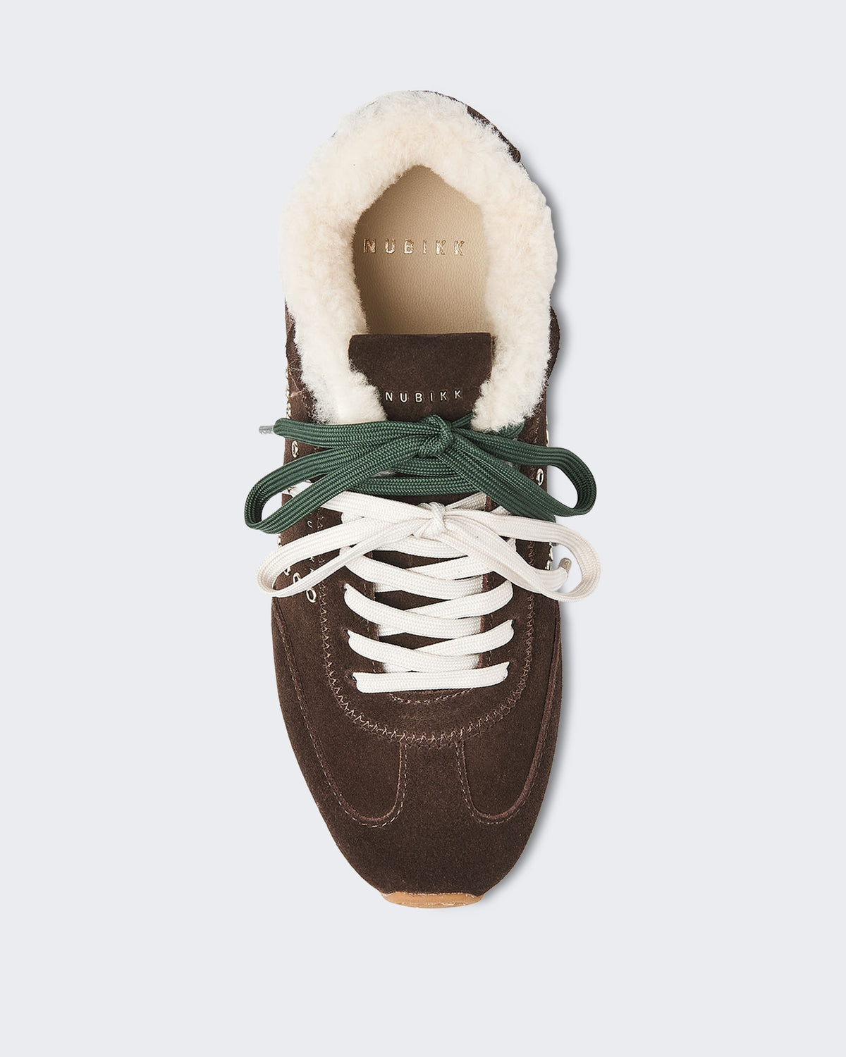 Dames Billy Lou Fur II damessneakers Bruin