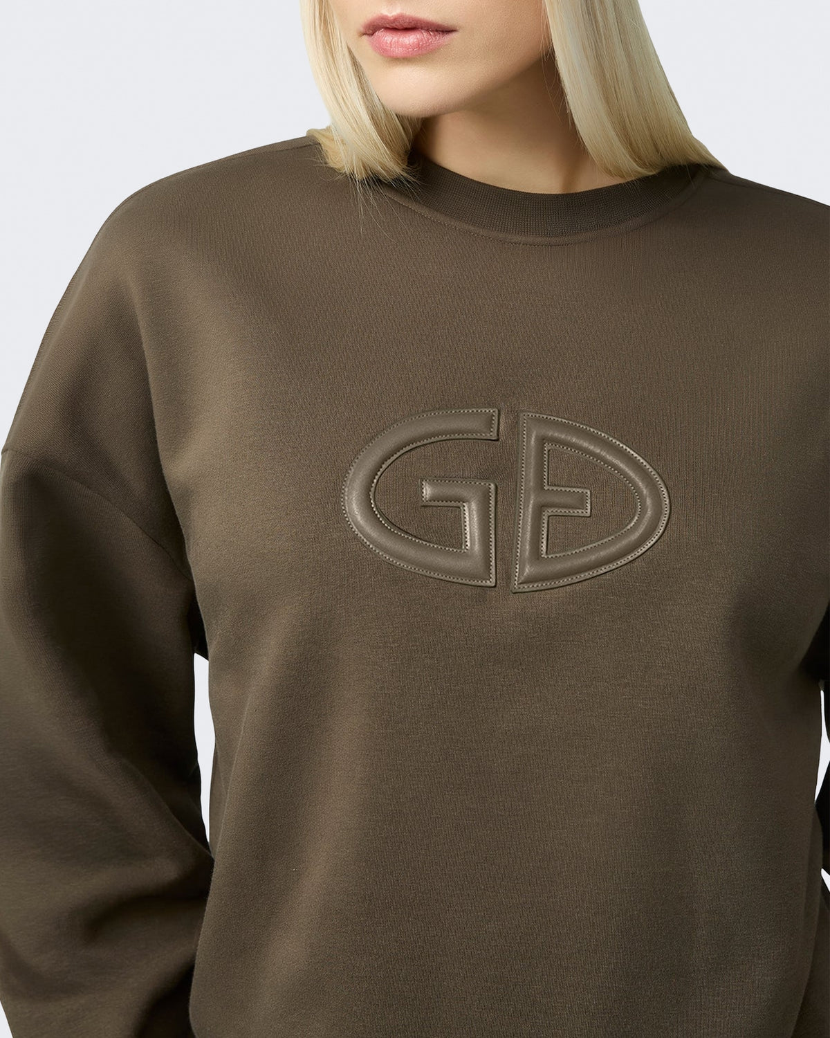 GoldBergh Dames Sweater met ronde hals army Groen - foto 4