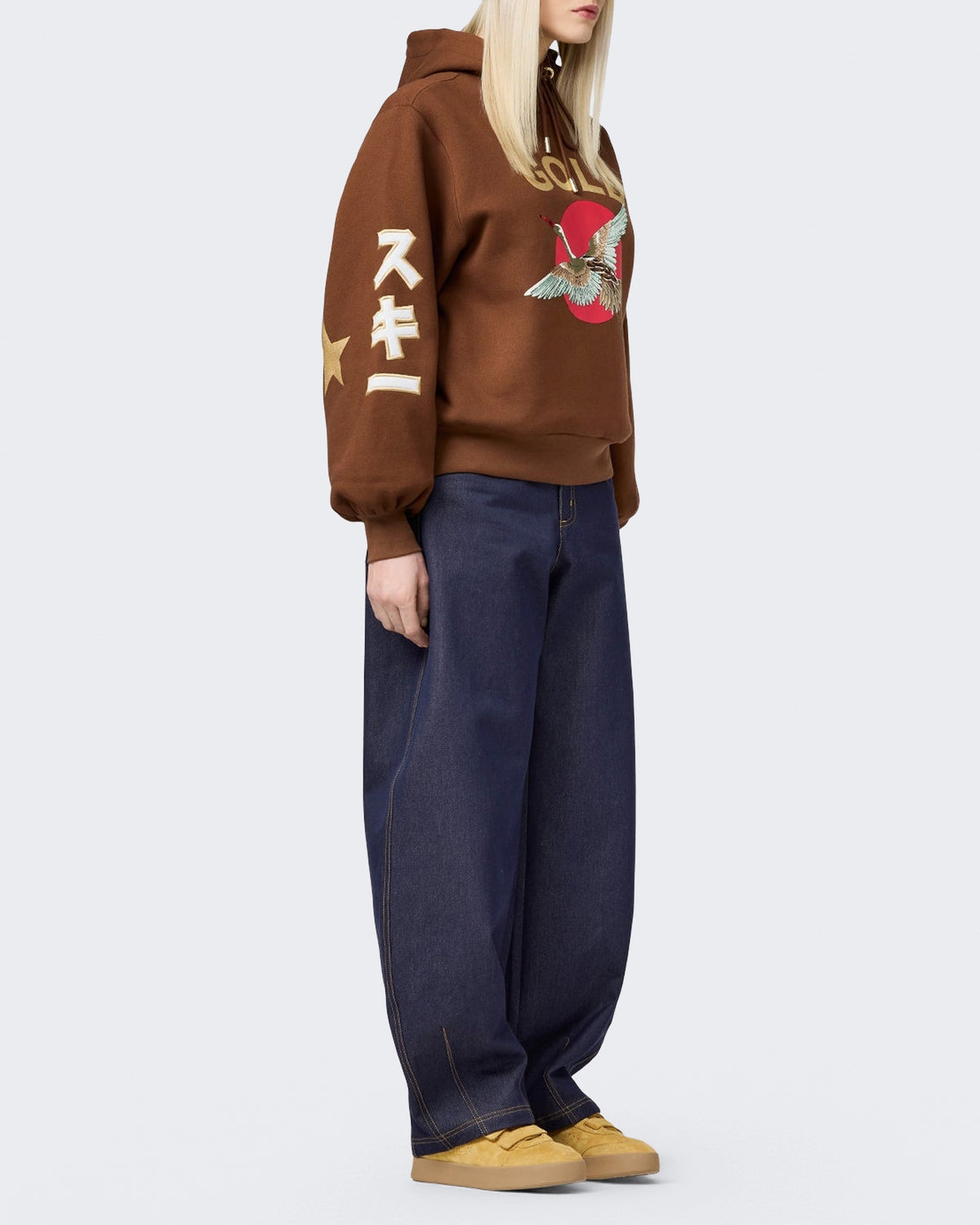 Dames Hoodie met capuchon deep mocha Bruin