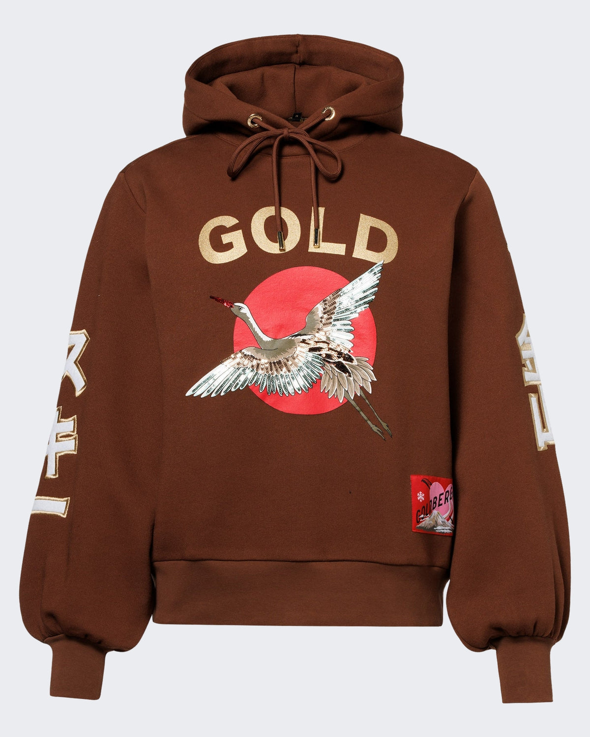 Damen Hoodie met capuchon deep mocha Braun