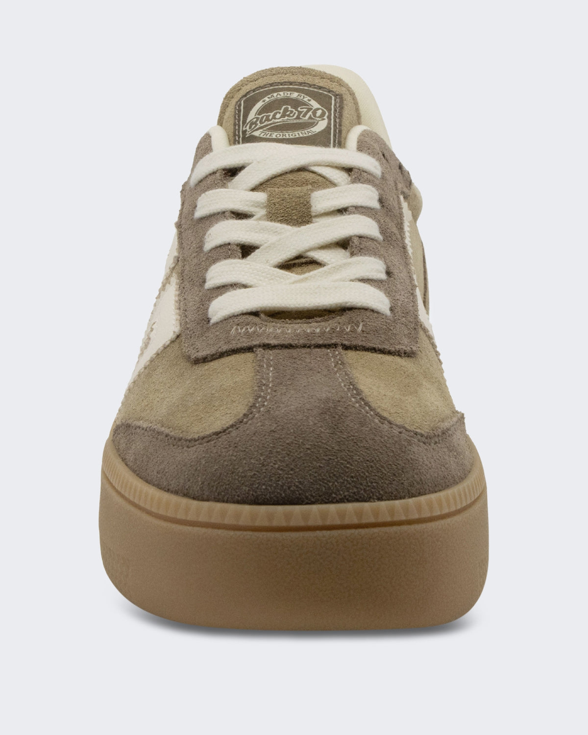 Dames XXL sneaker suede beige