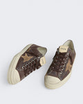 Damen Sneakers braun Leder