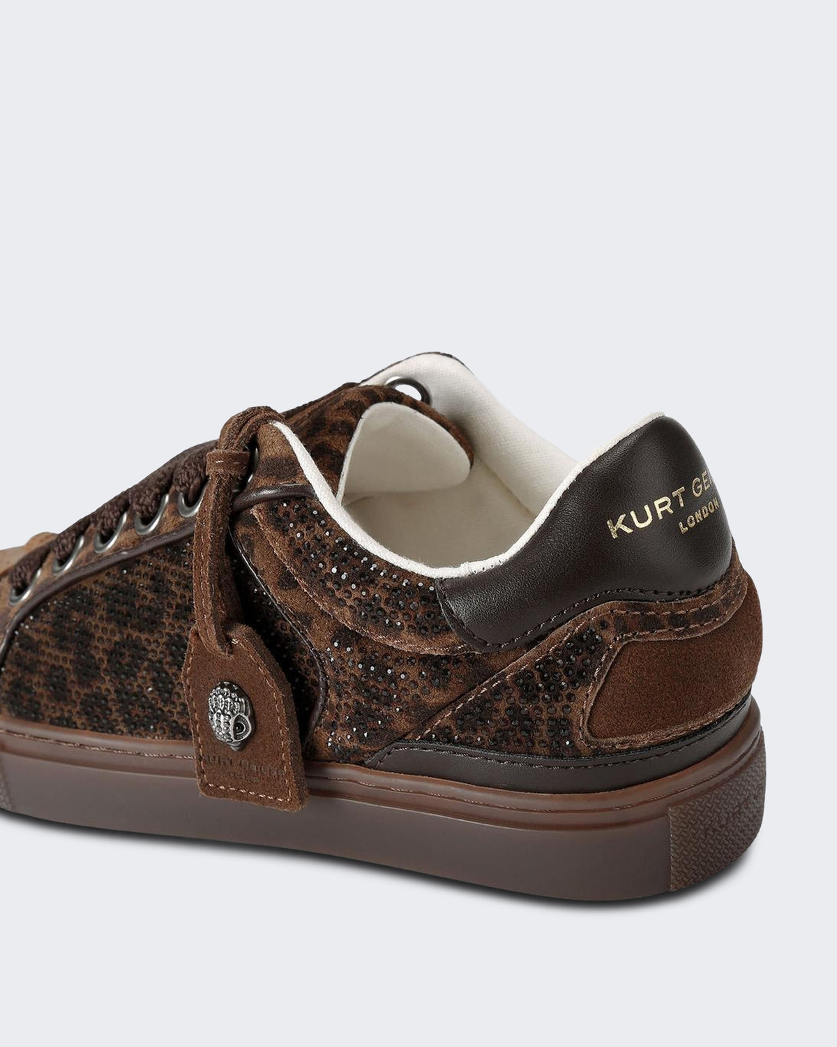 Damen 225-Southbank Tag Slim-Dk.Brn Com-Suede/Other Print 35 Braun