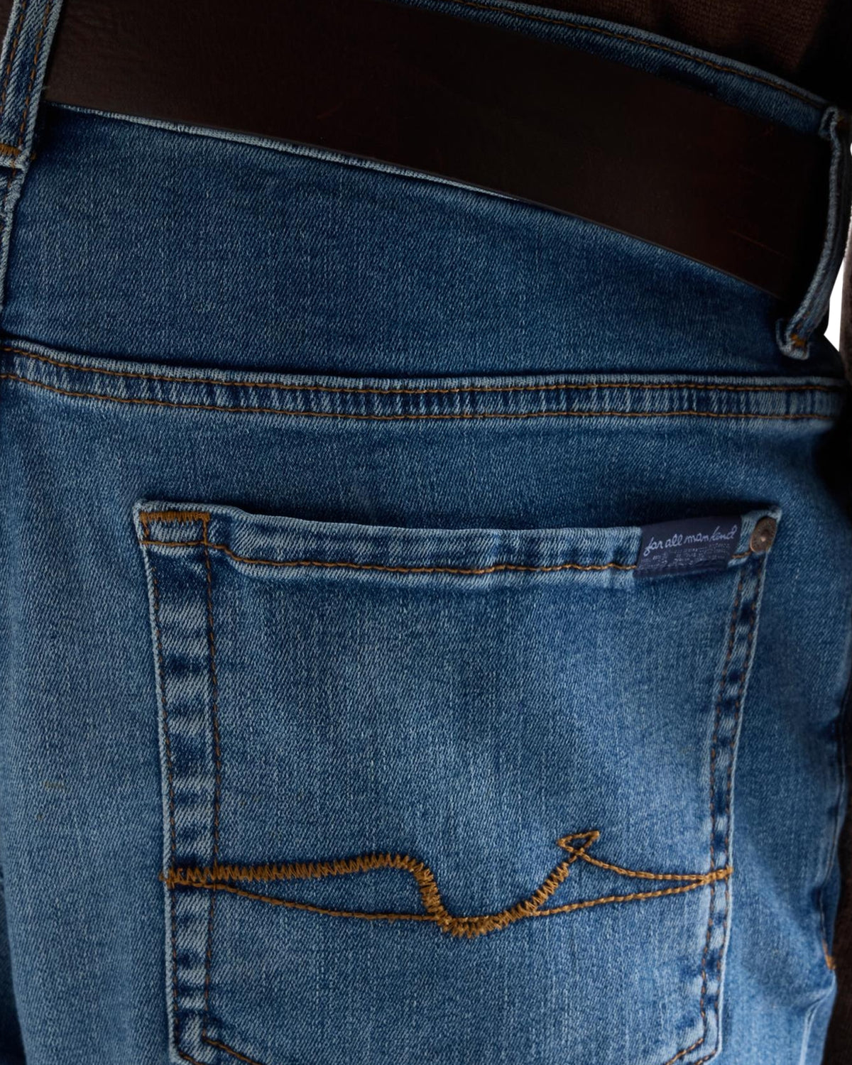 7 For All Mankind Heren Slimmy Brief jeans Blauw - foto 3