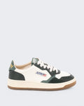 Dames Medalist Low sneakers leer print Groen