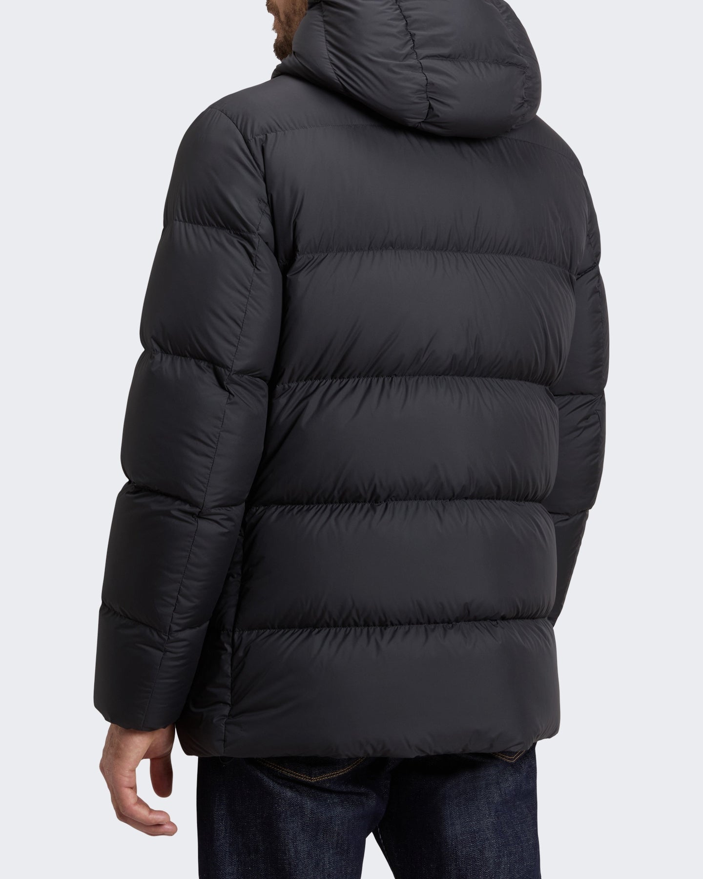 Heren Cloud Davis Parka Zwart