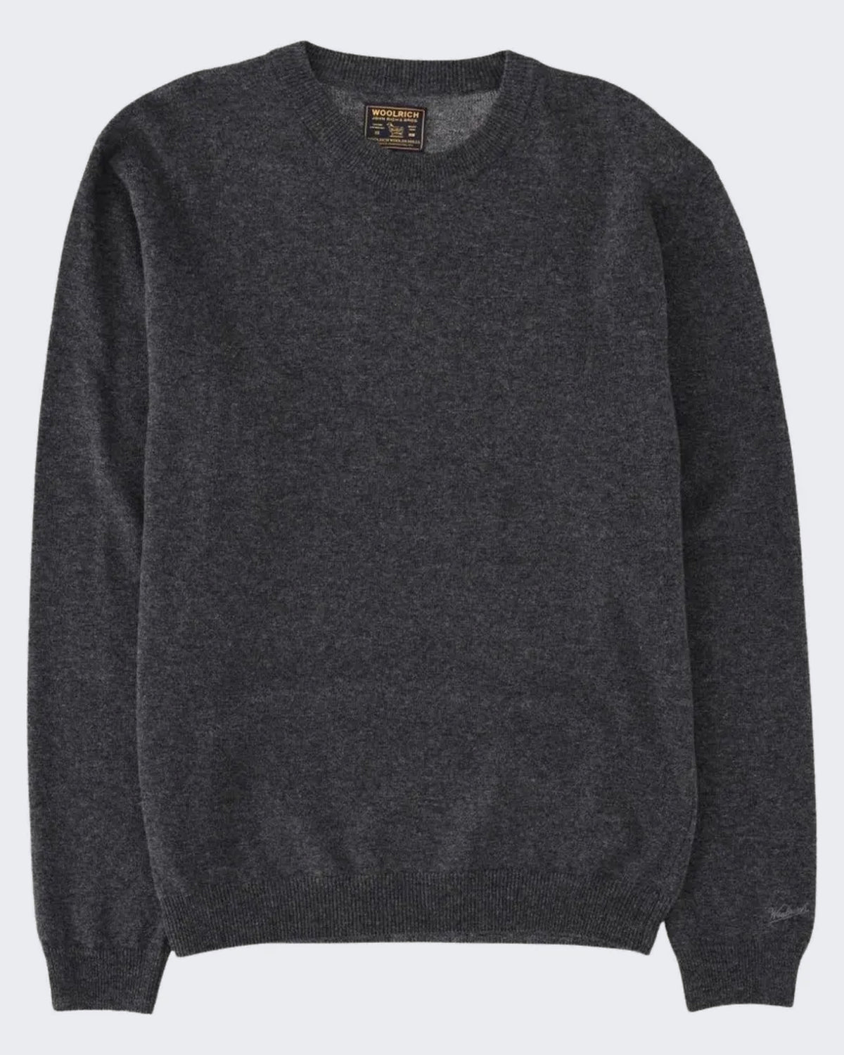 Herren Lambswool Crewneck Gg12 Grau