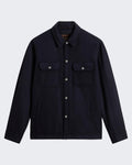 Herren Wool Alaskan shirt jacket Blau — huidige kleur