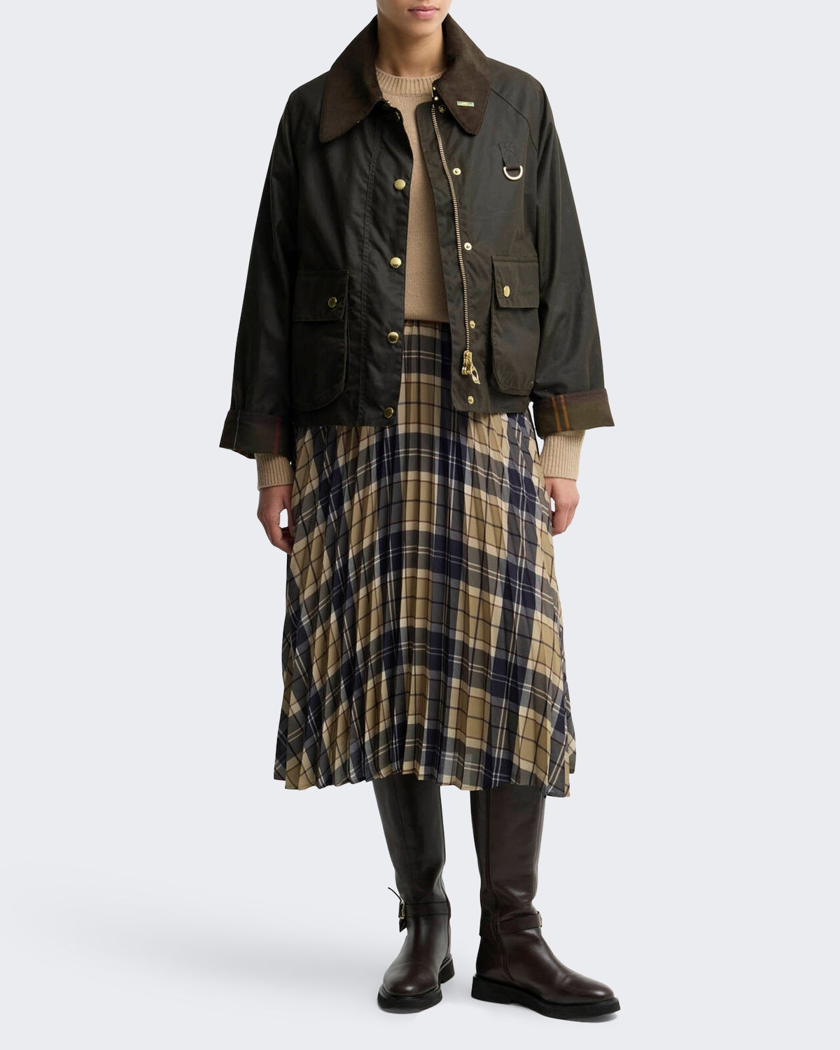 Dames Modern Spey waxjas Groen