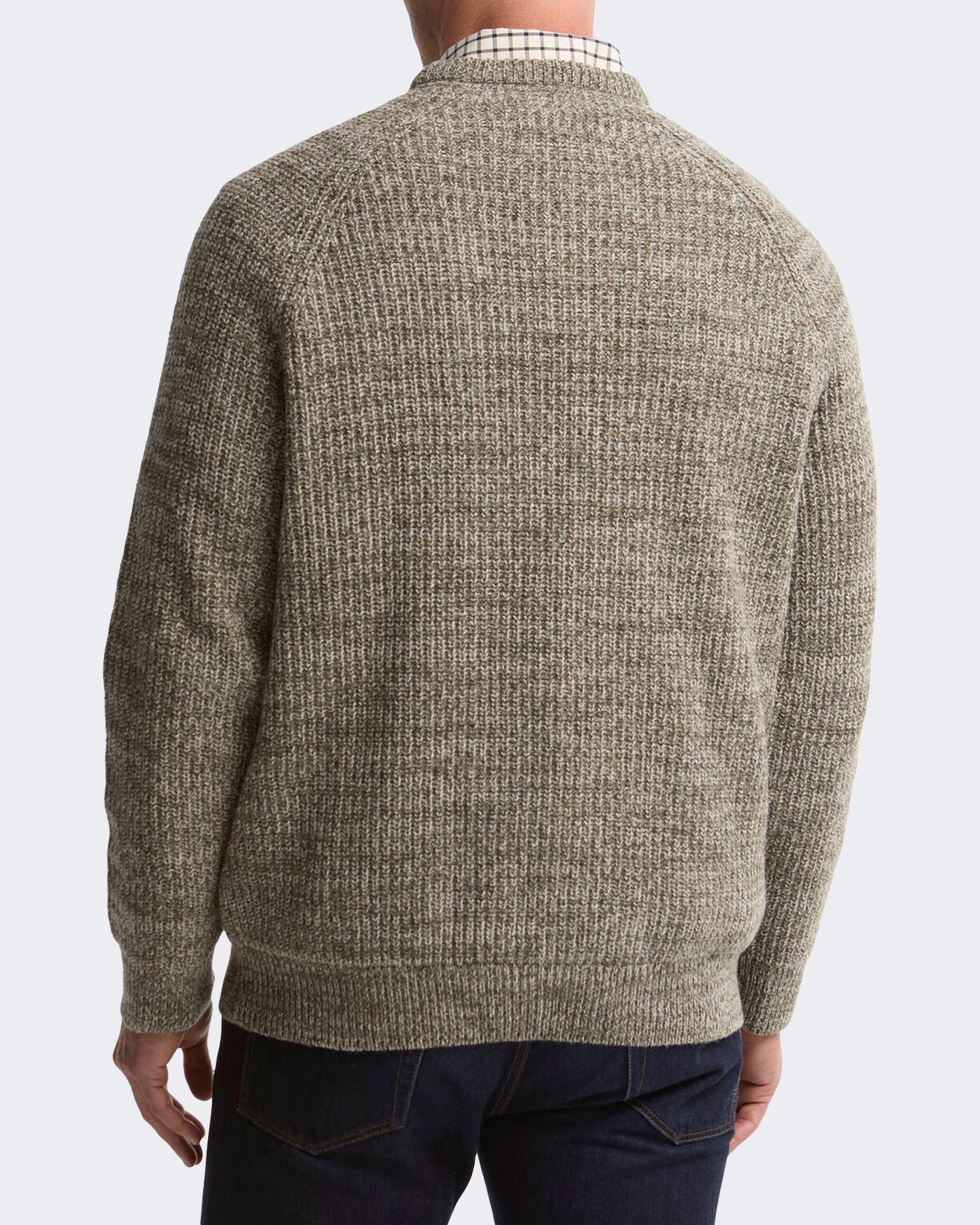 Herren Horseford Pullover met ronde hals Grün