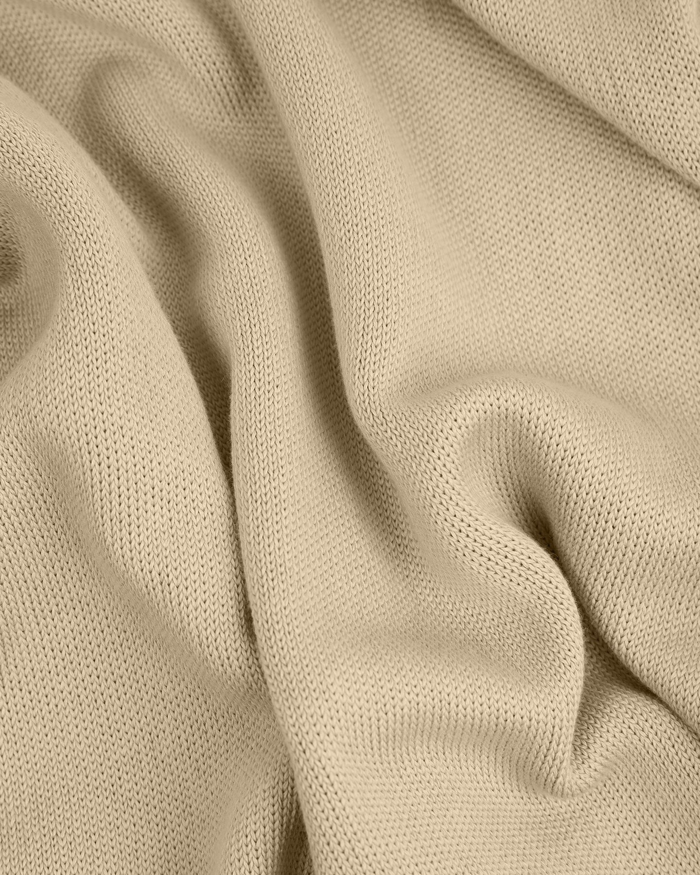 Heren Sweater met ronde hals beige