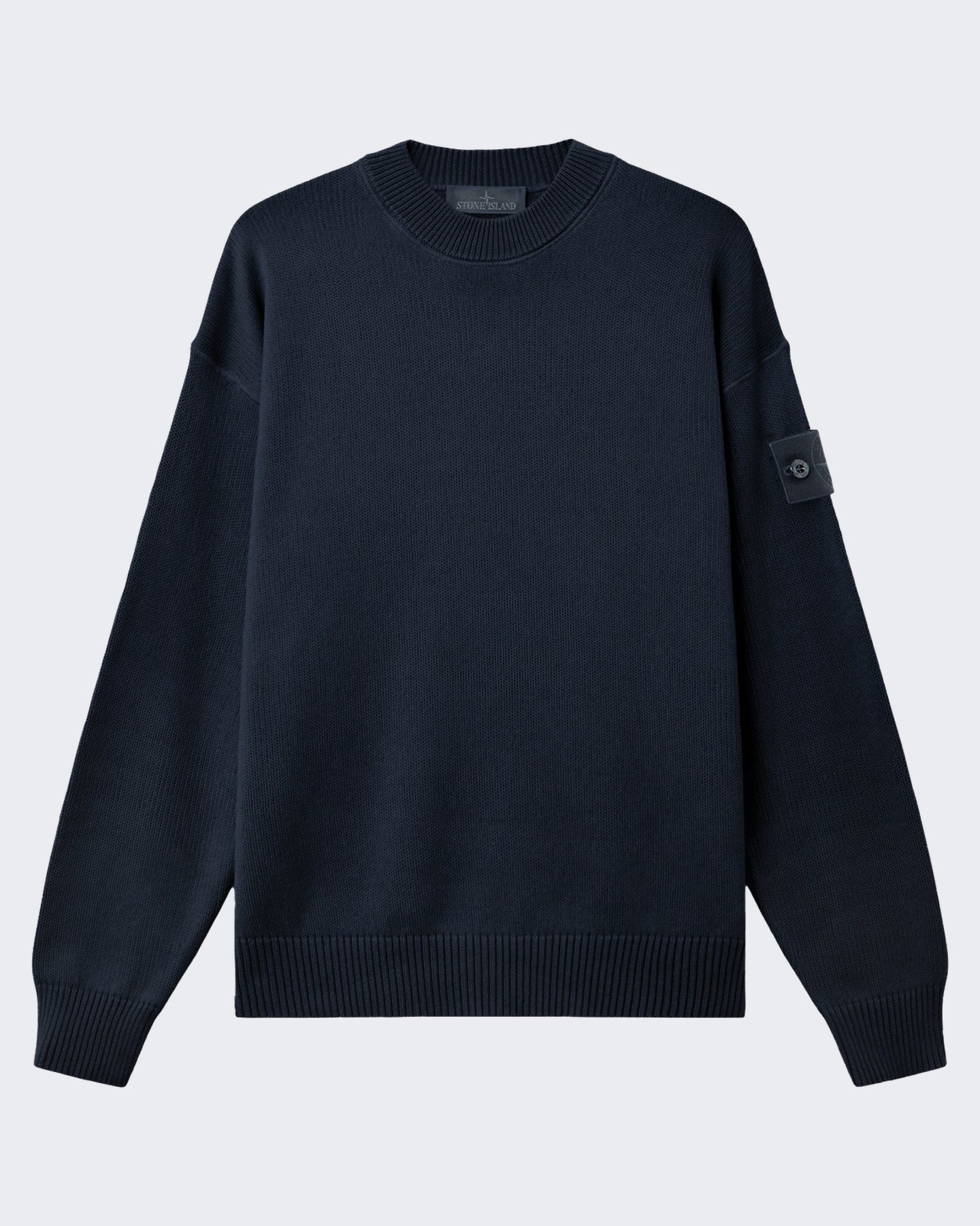Heren Crew Neck-Blauw Blue-V0020 Blauw