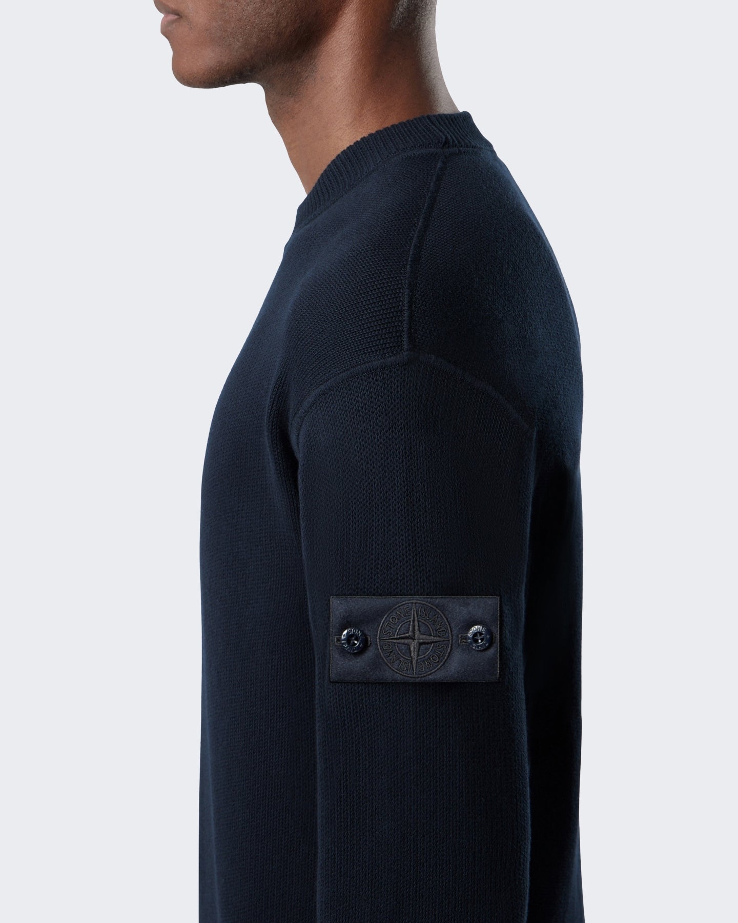Heren Crew Neck-Blauw Blue-V0020 Blauw