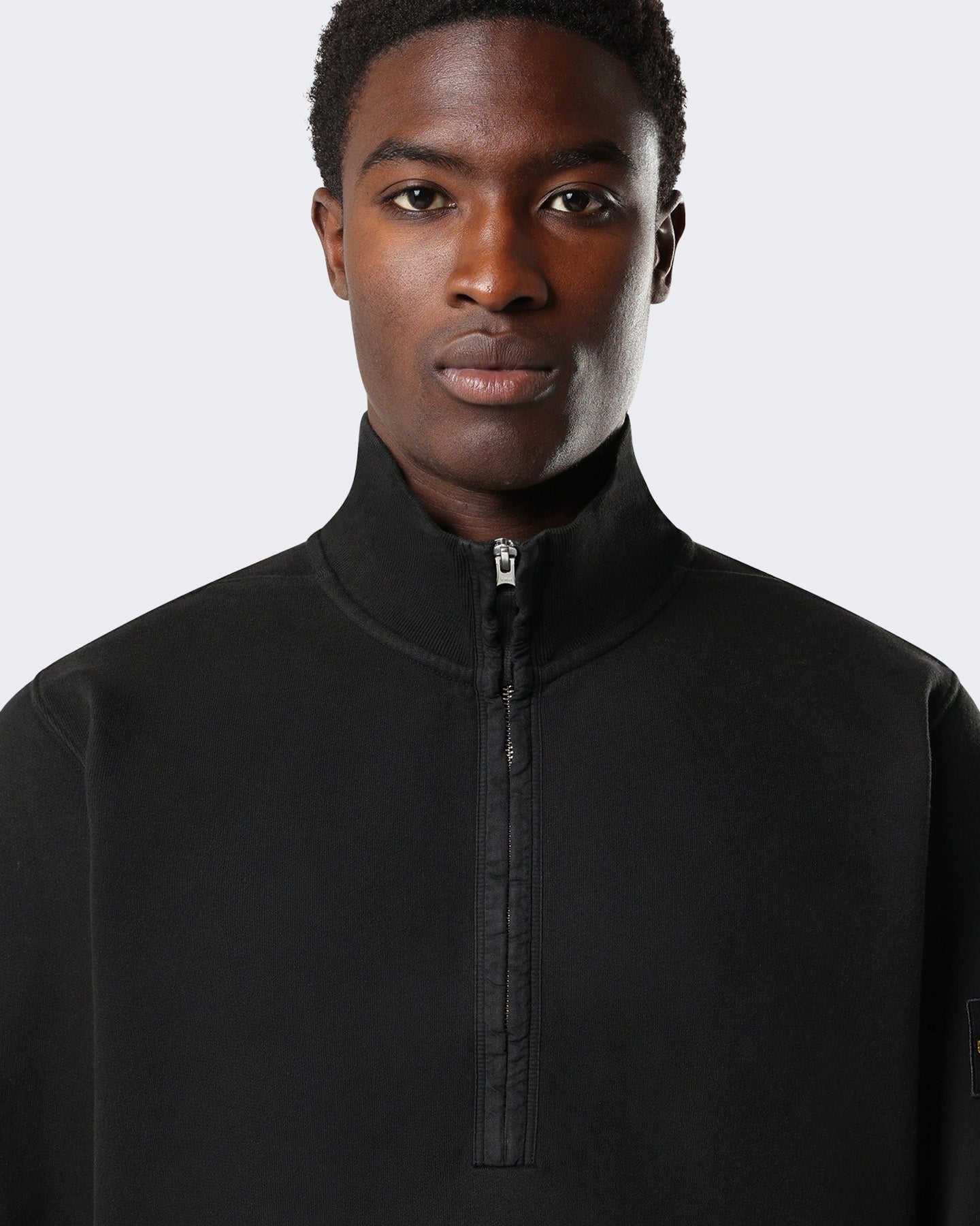 Heren Polo met lange mouwen Zwart