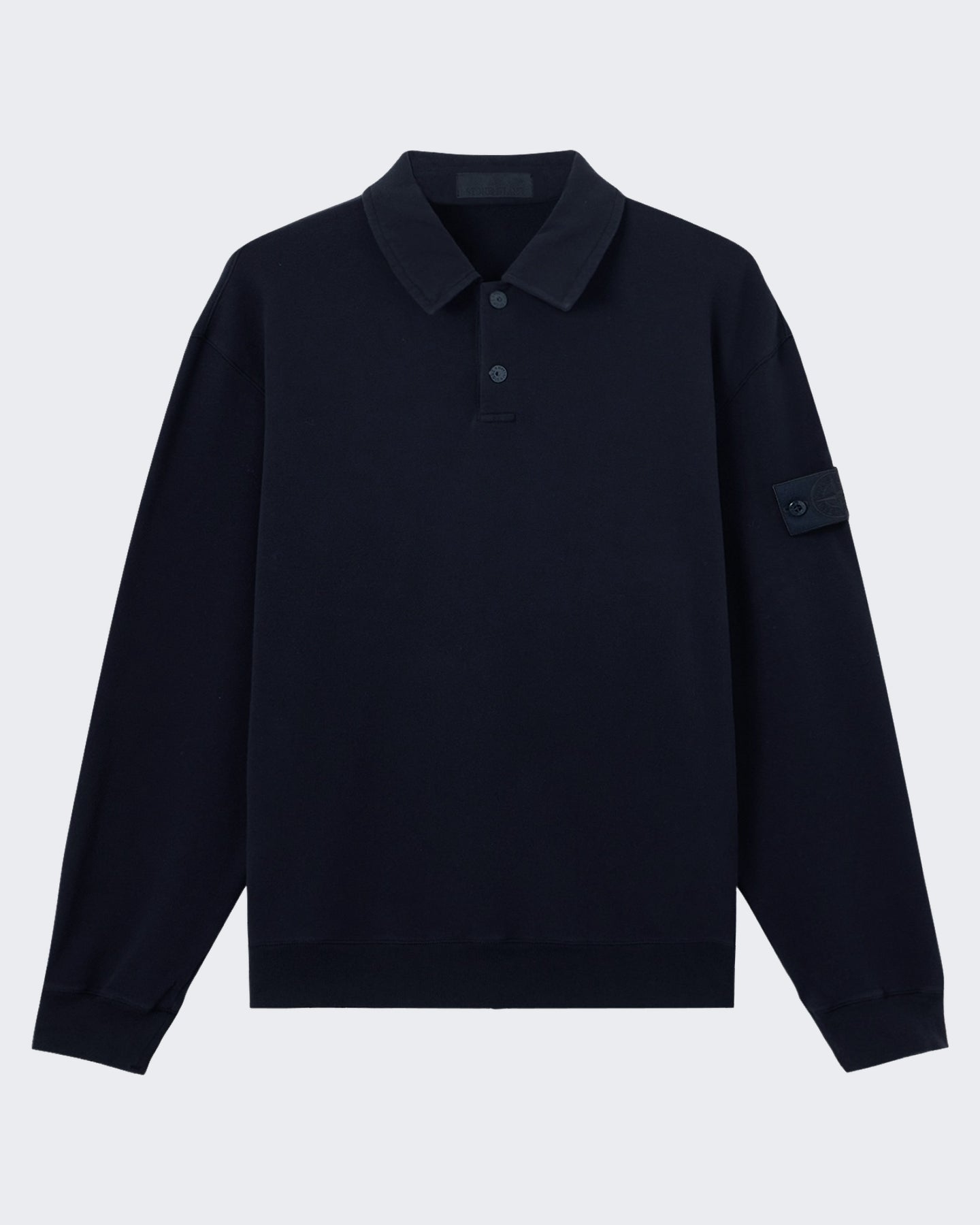 Heren Polo met lange mouwen Blauw