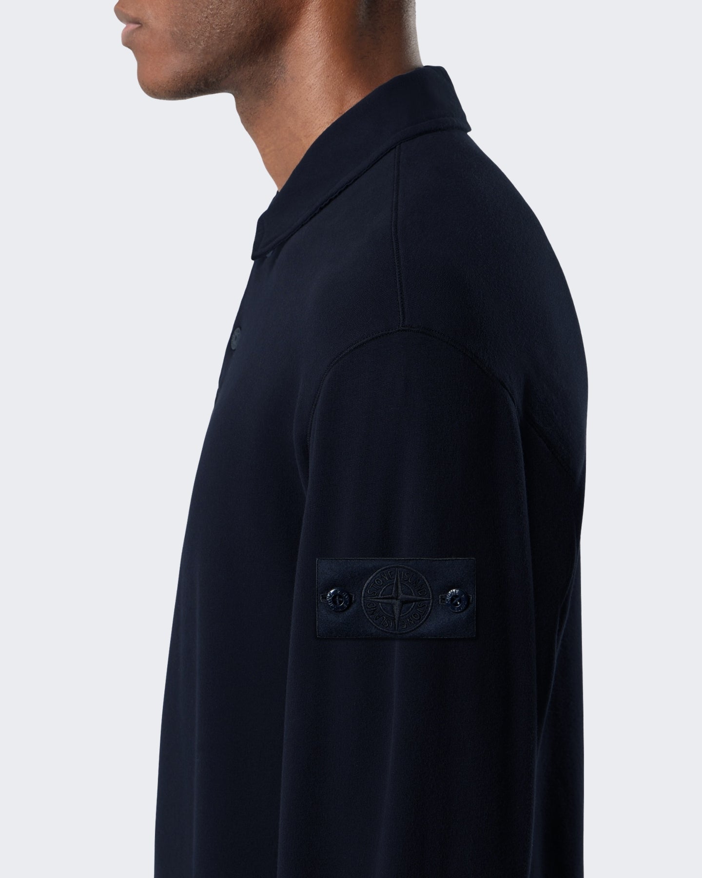 Heren Polo met lange mouwen Blauw