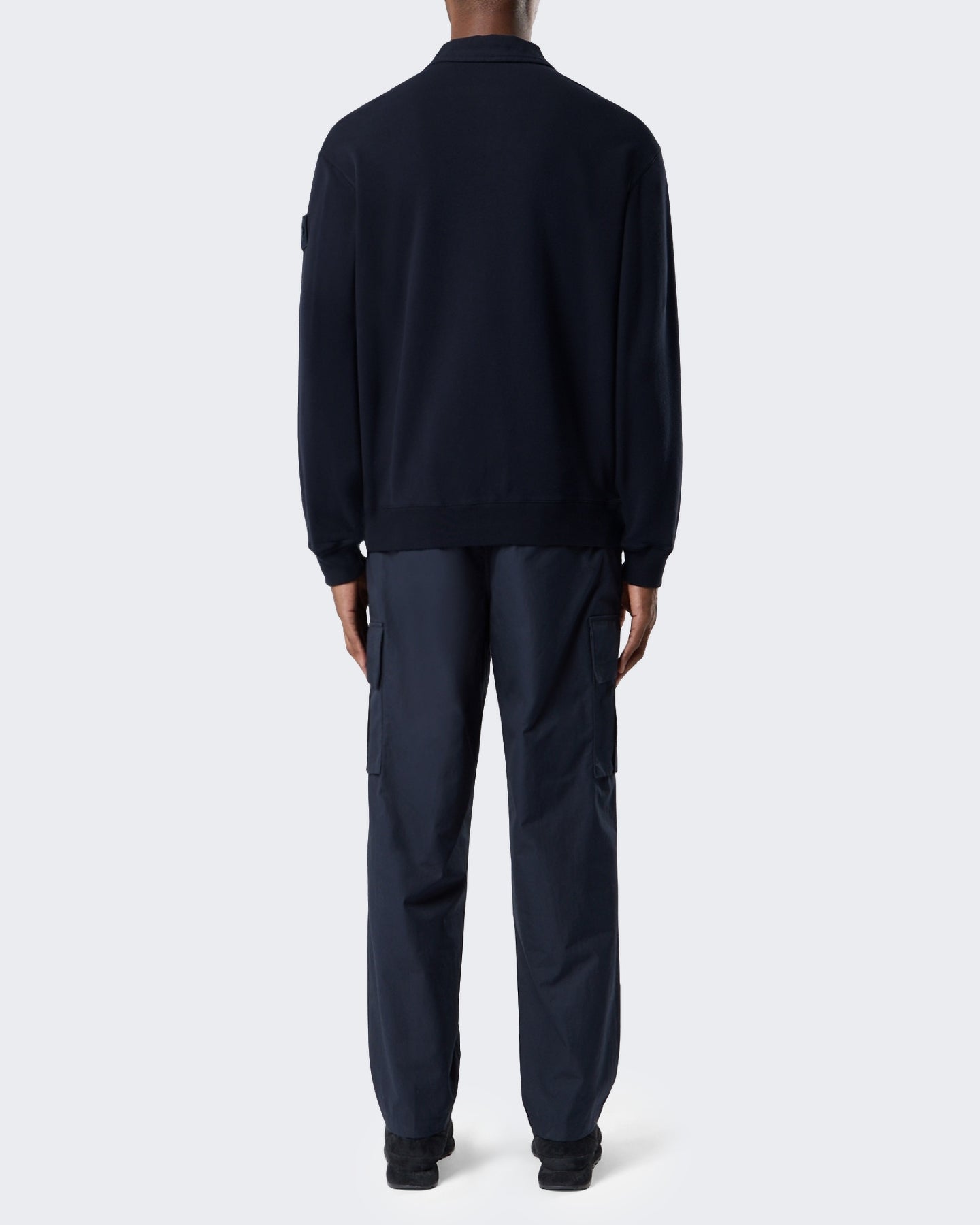 Heren Polo met lange mouwen Blauw