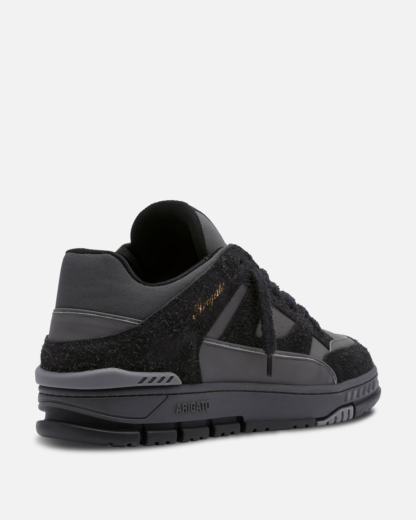Heren Area Lo Fluffy sneaker zwart