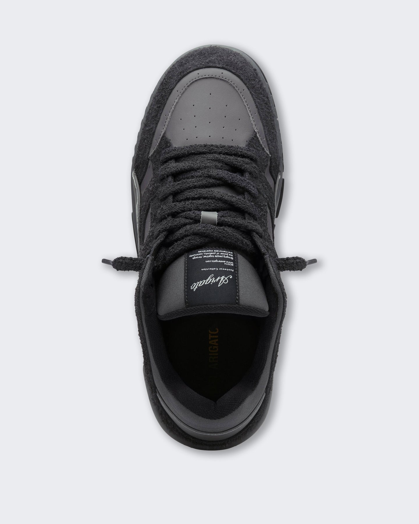 Heren Area Lo Fluffy sneaker zwart