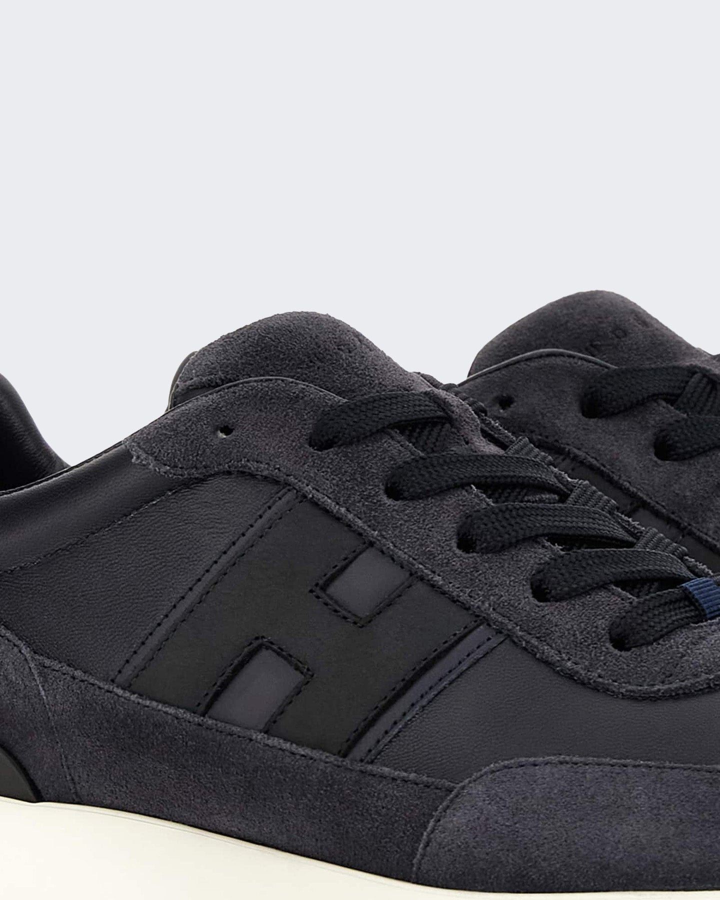 Heren Vetersneaker met H-band detail Blauw