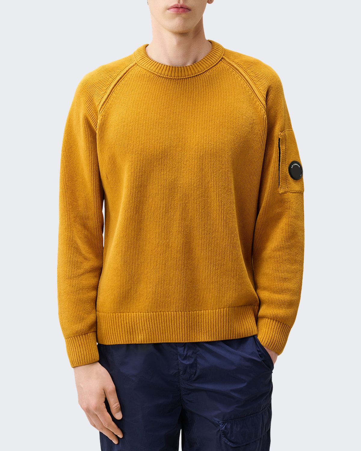 Herren Gebreide Pullover met ronde hals in Braun