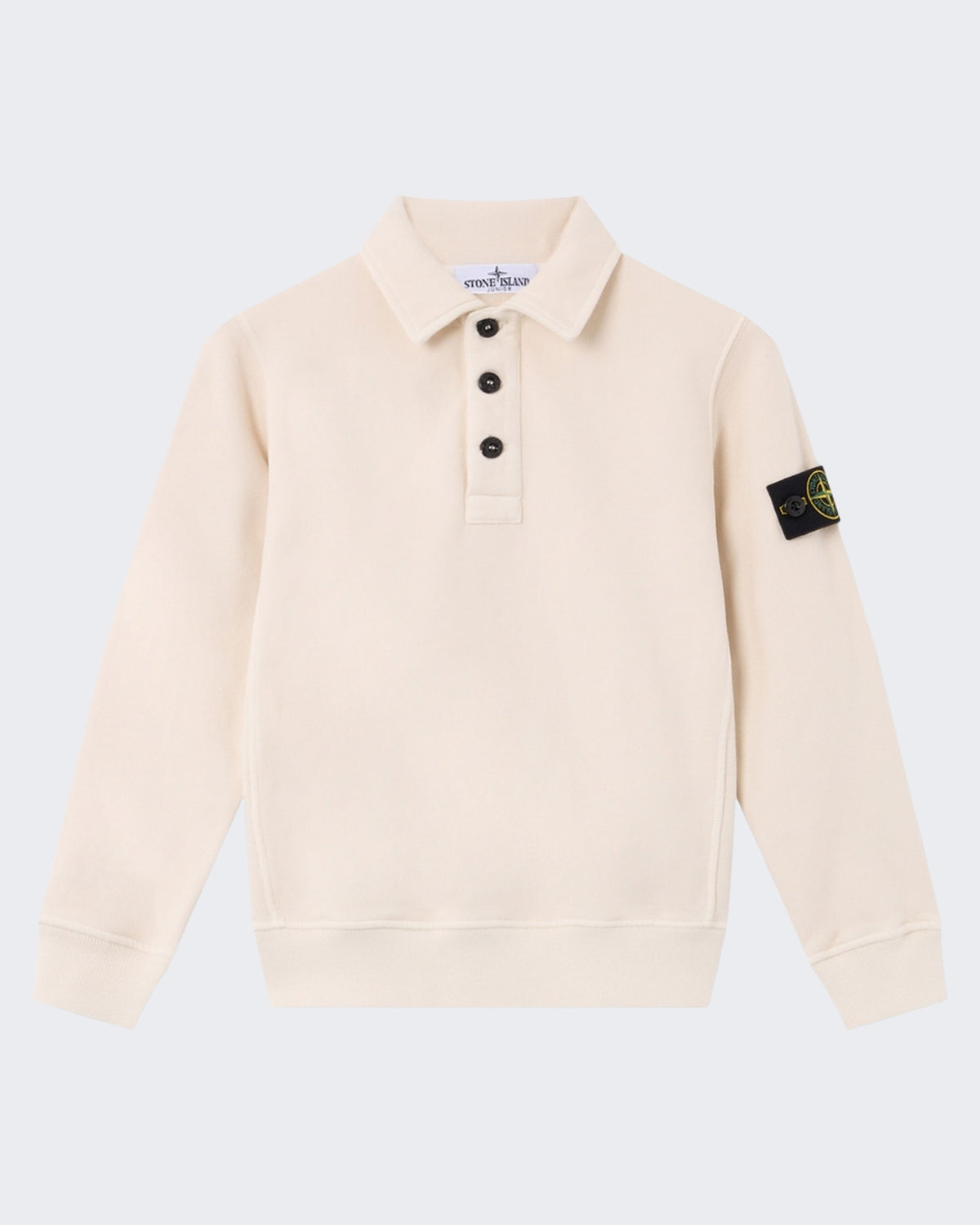 Kids Polo met lange mouwen Beige