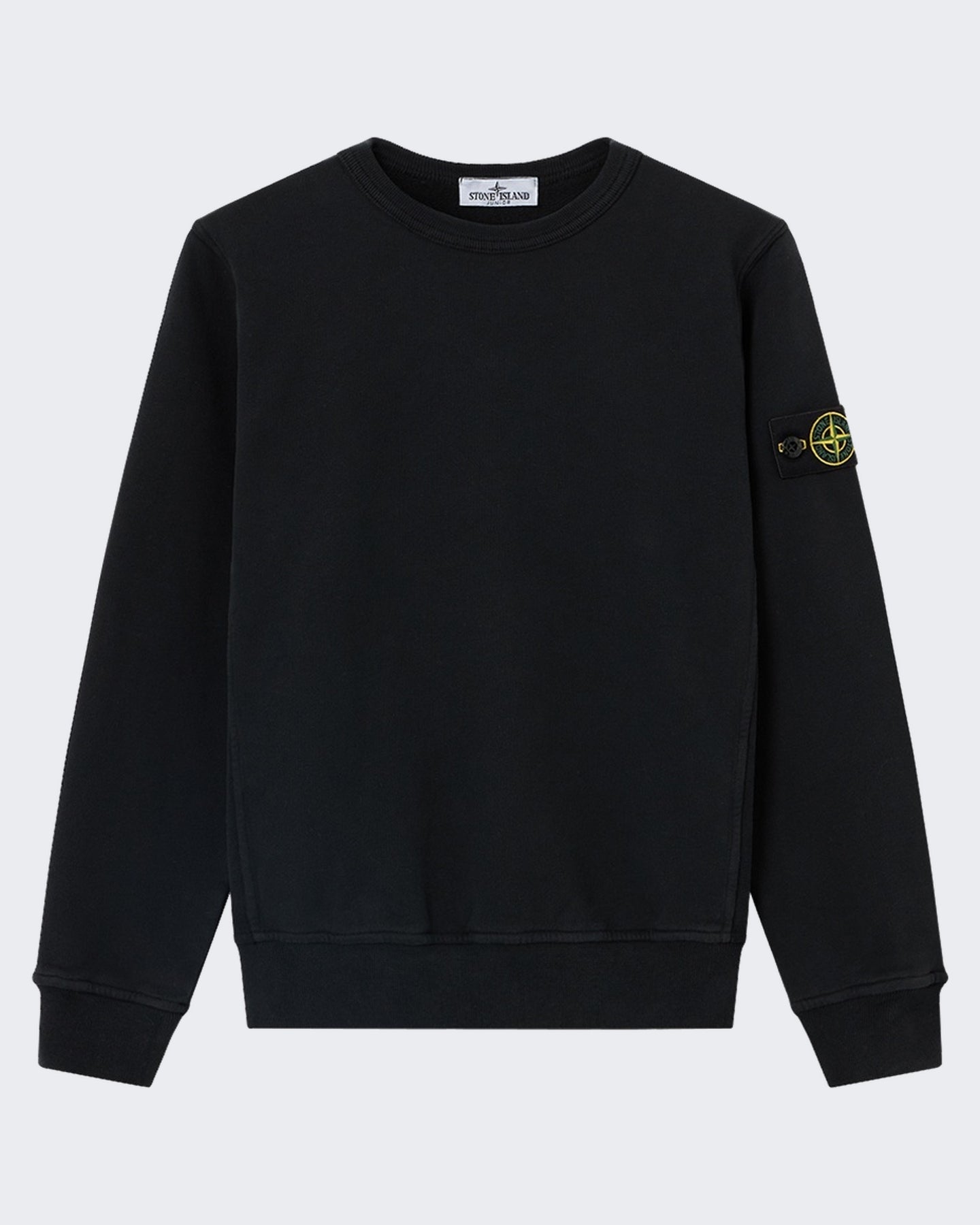 Kids Sweatshirt met ronde hals zwart