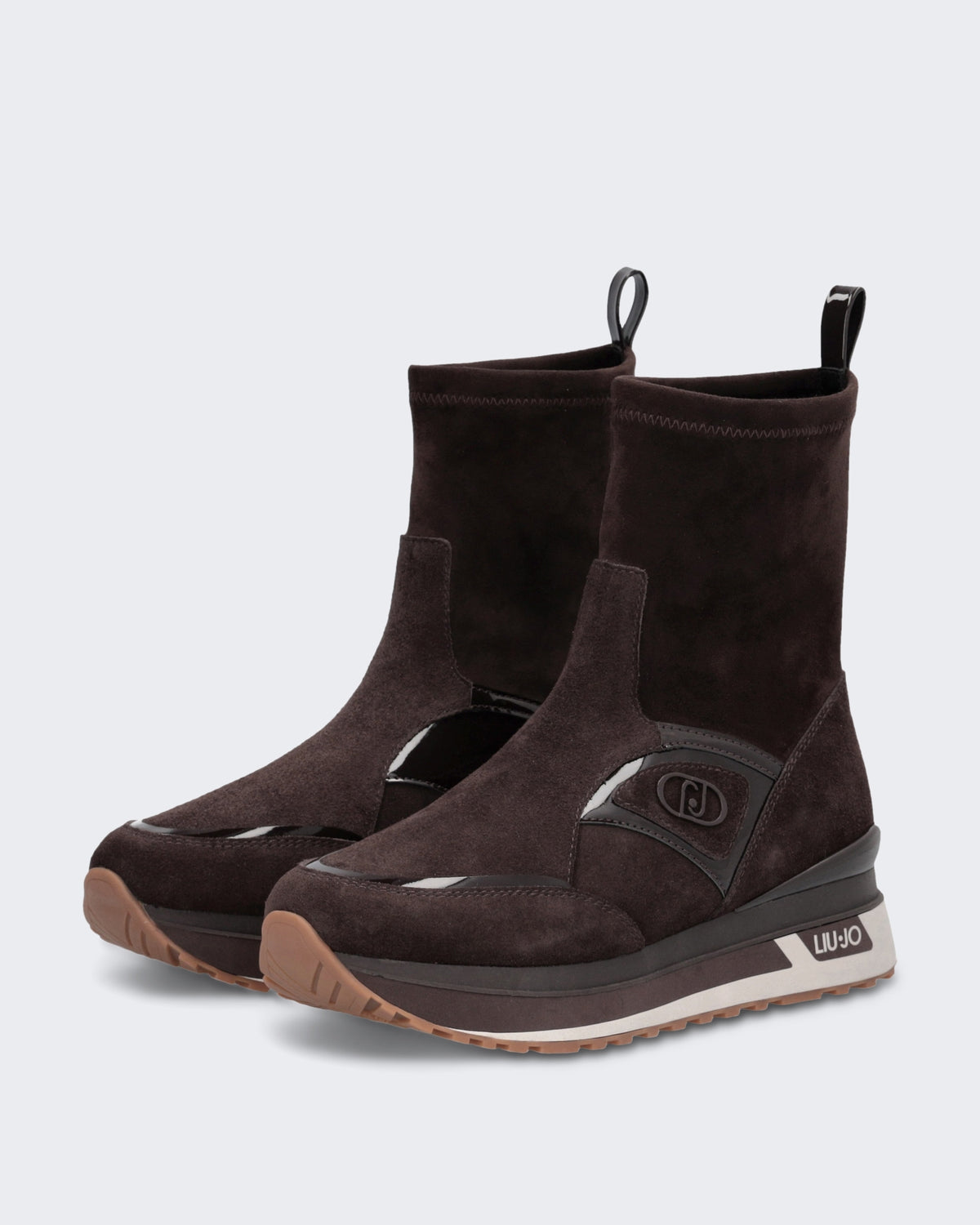Dames Maxi Wonder 104 sneaker in mokabruin Bruin