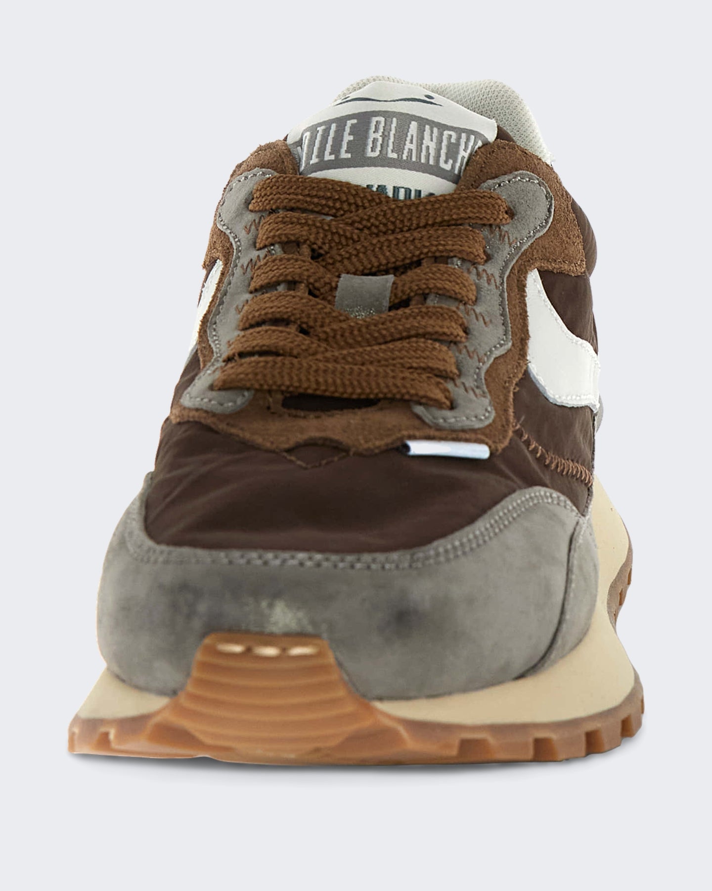 Dames Lichtgewicht sneaker met technisch upper Zilvergrijs