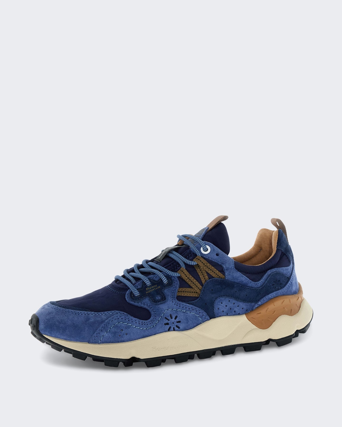 Heren Lichtgewicht sneaker in blauw