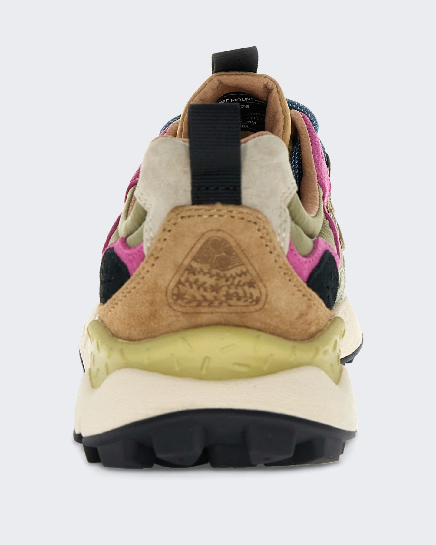 Dames Damessneaker met naturel suède details Bruin