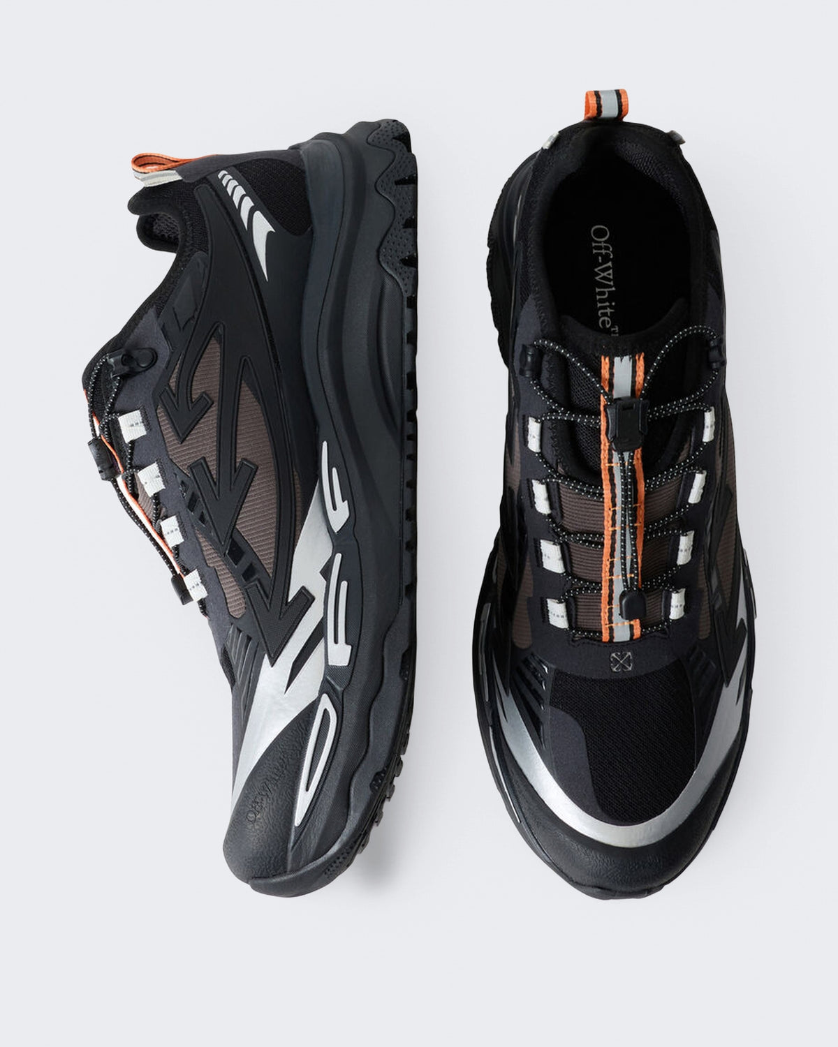 Damen Lage trail sneaker in Schwarz