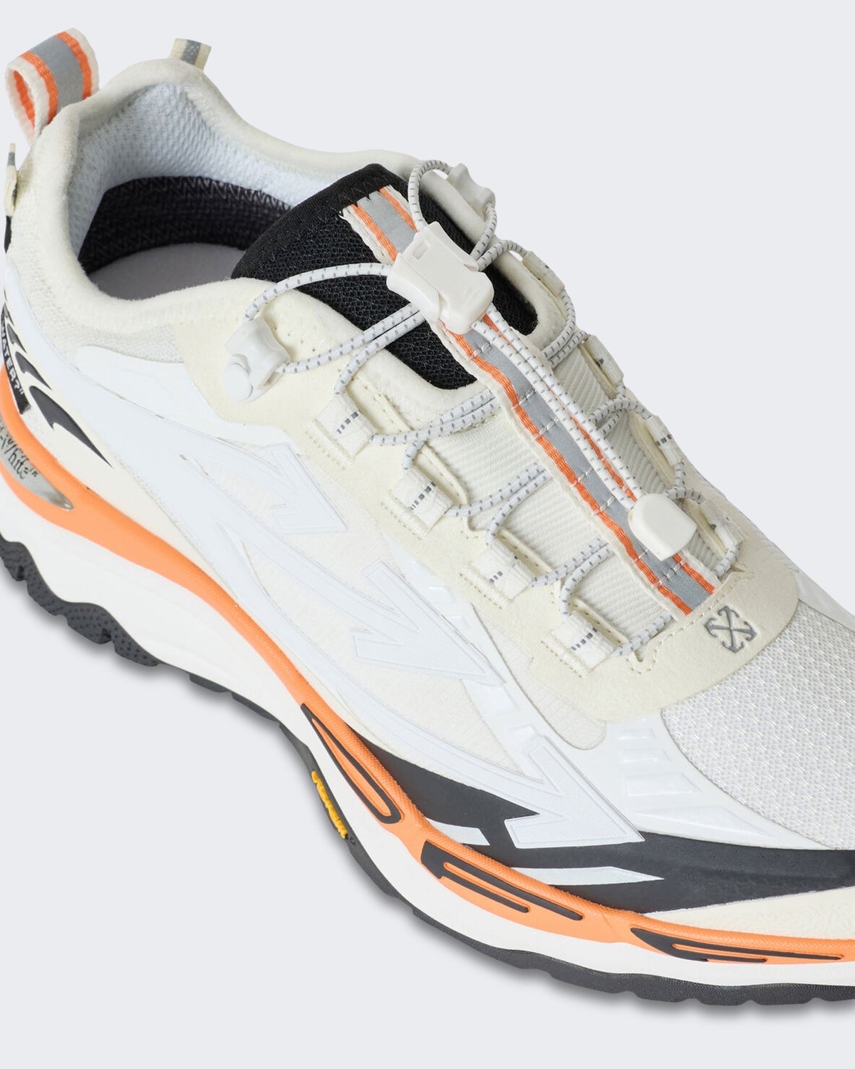 Damen Lage trail sneaker in Grau en Weiß