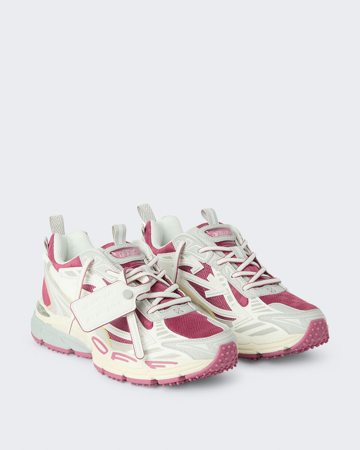 Damen Be Right Back sneaker magenta met Weiß