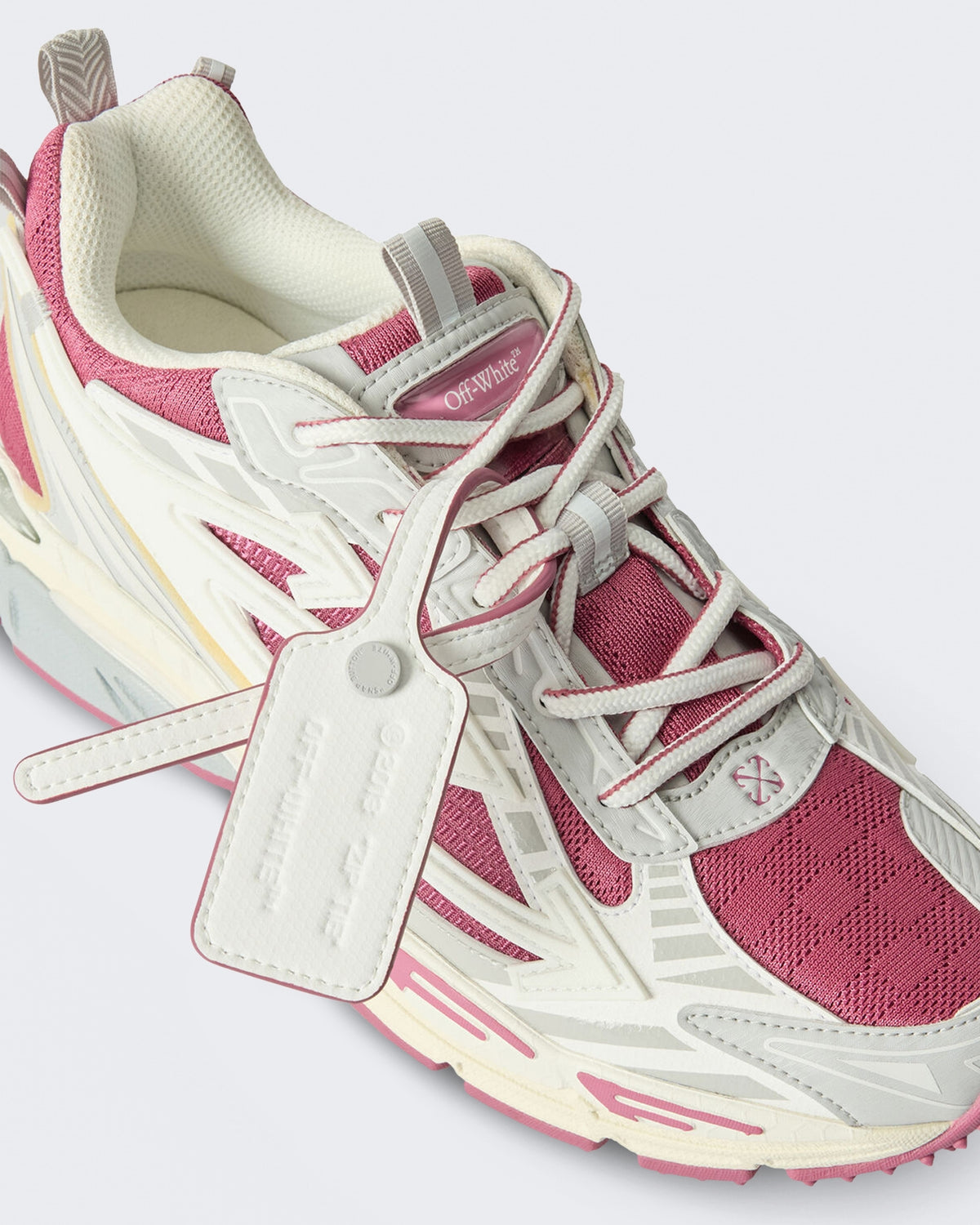 Damen Be Right Back sneaker magenta met Weiß