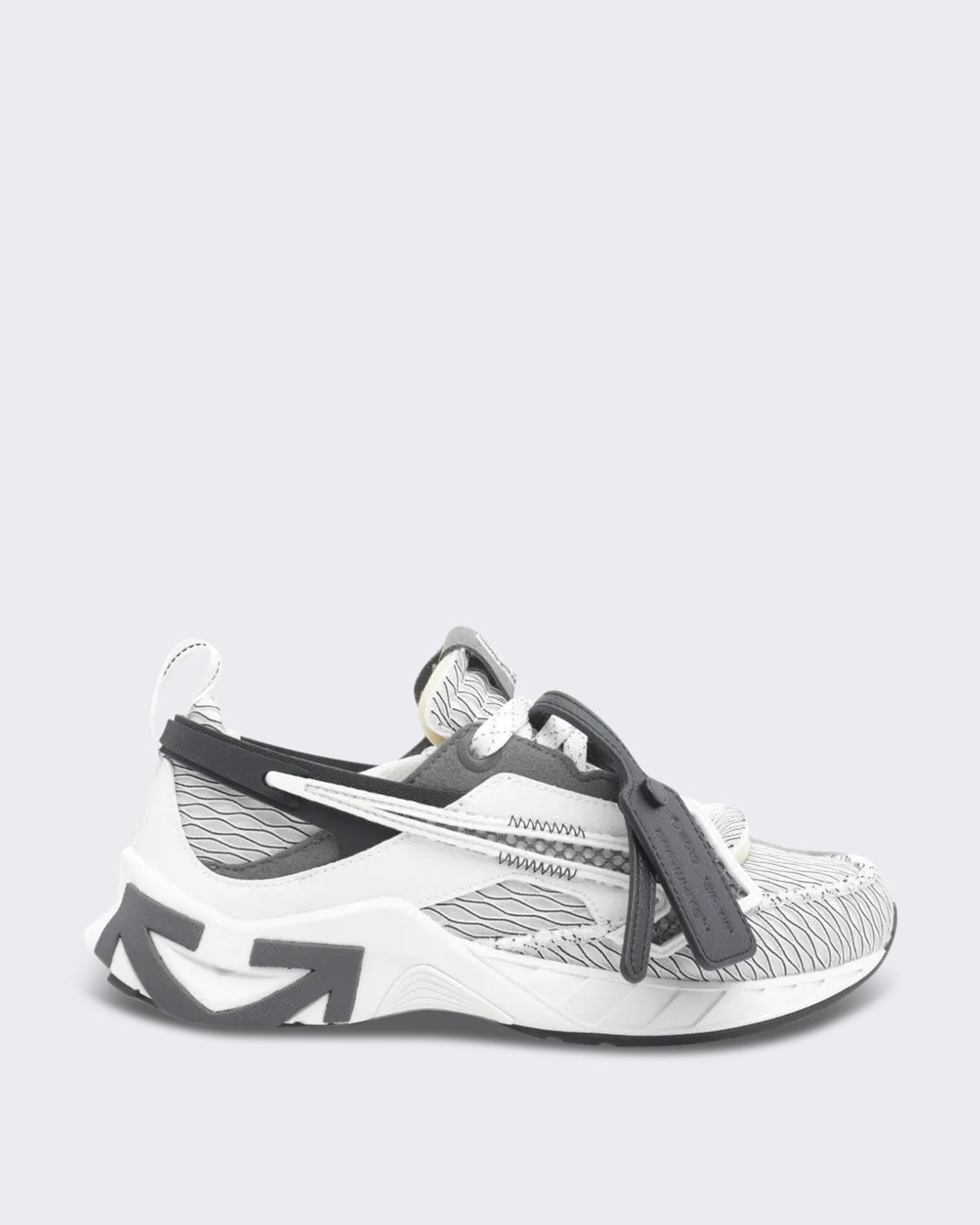 Dames Space Memo sneaker wit met zwart