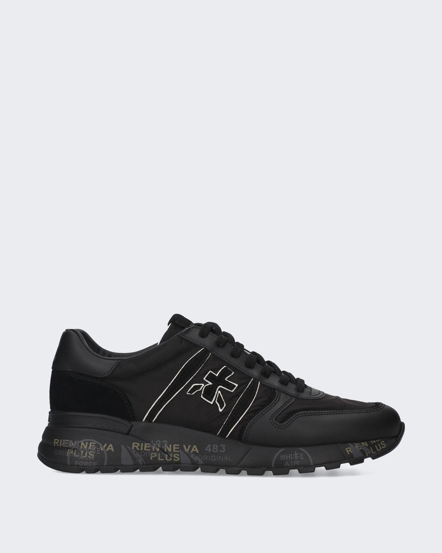 Heren Lander sneaker in zwart
