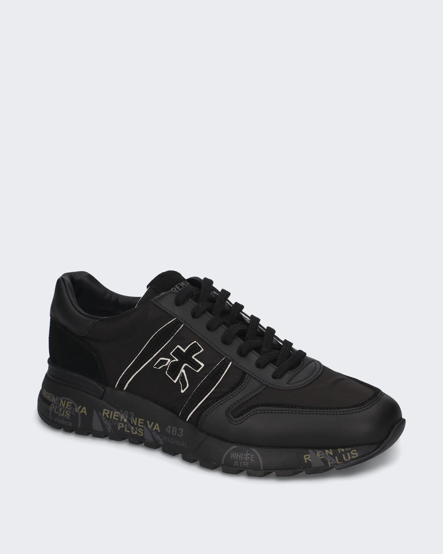 Heren Lander sneaker in zwart
