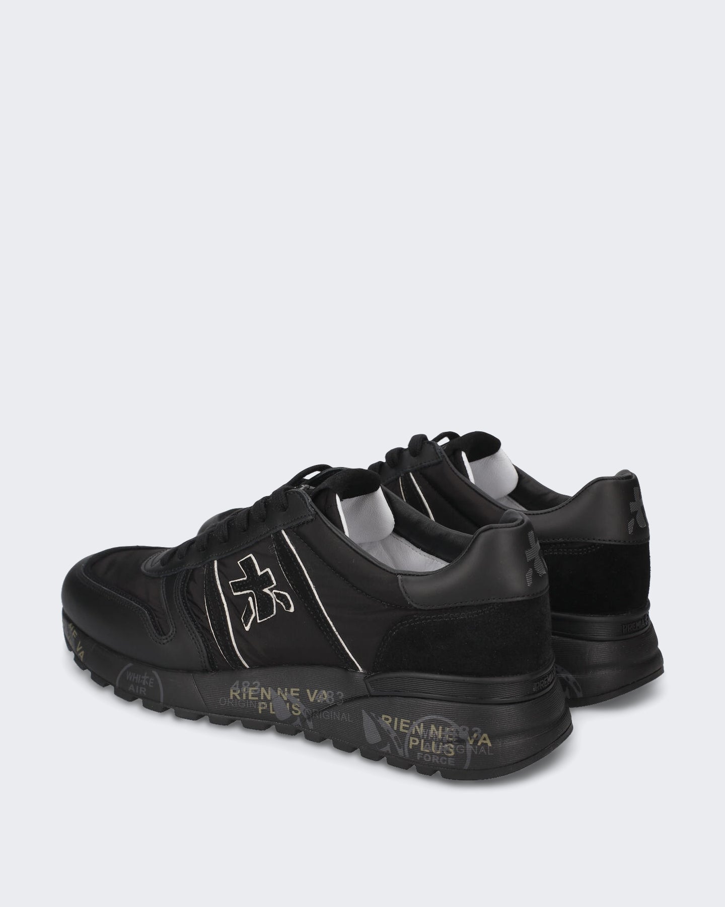 Heren Lander sneaker in zwart
