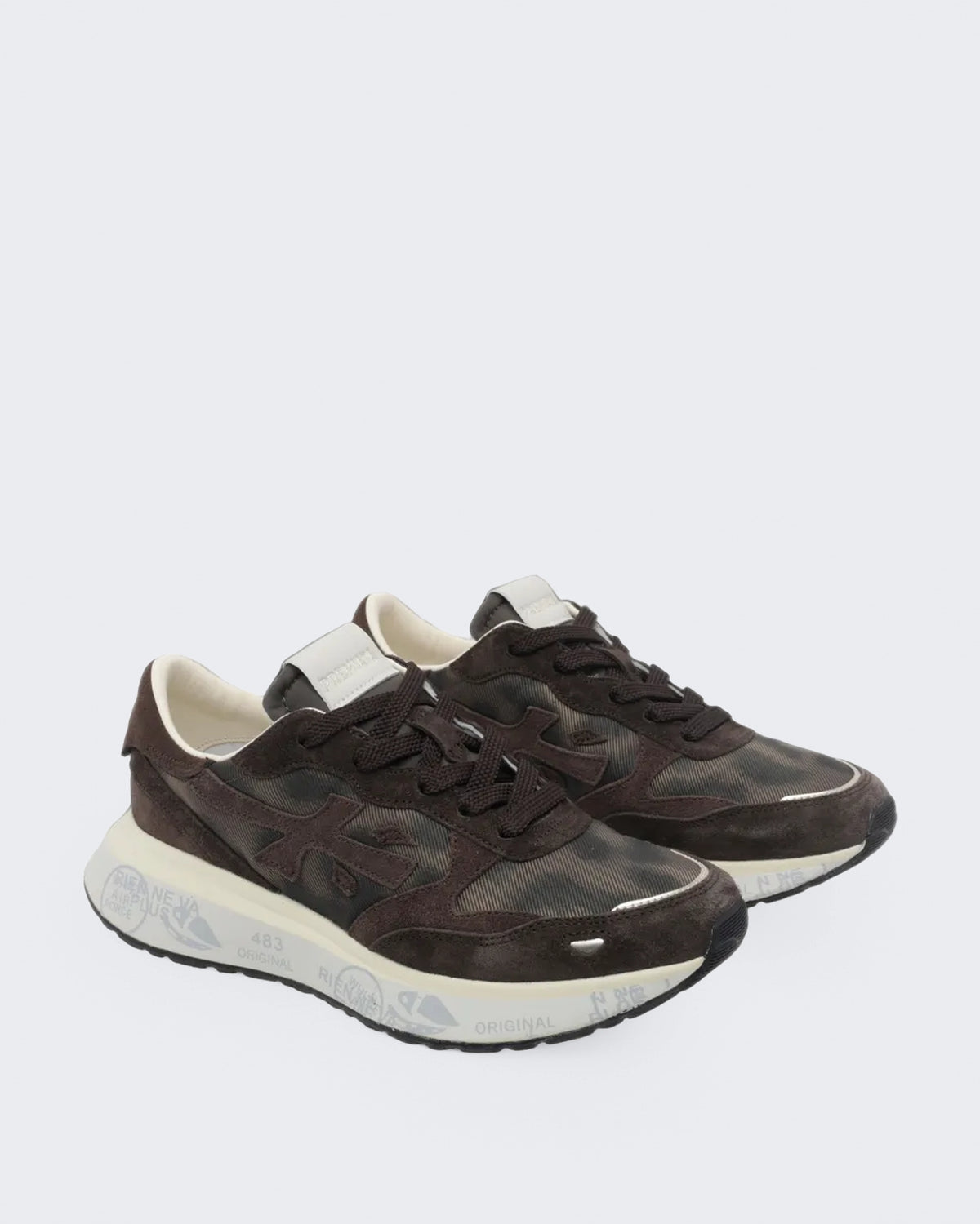 Damen Sneaker met luipaardprint Braun