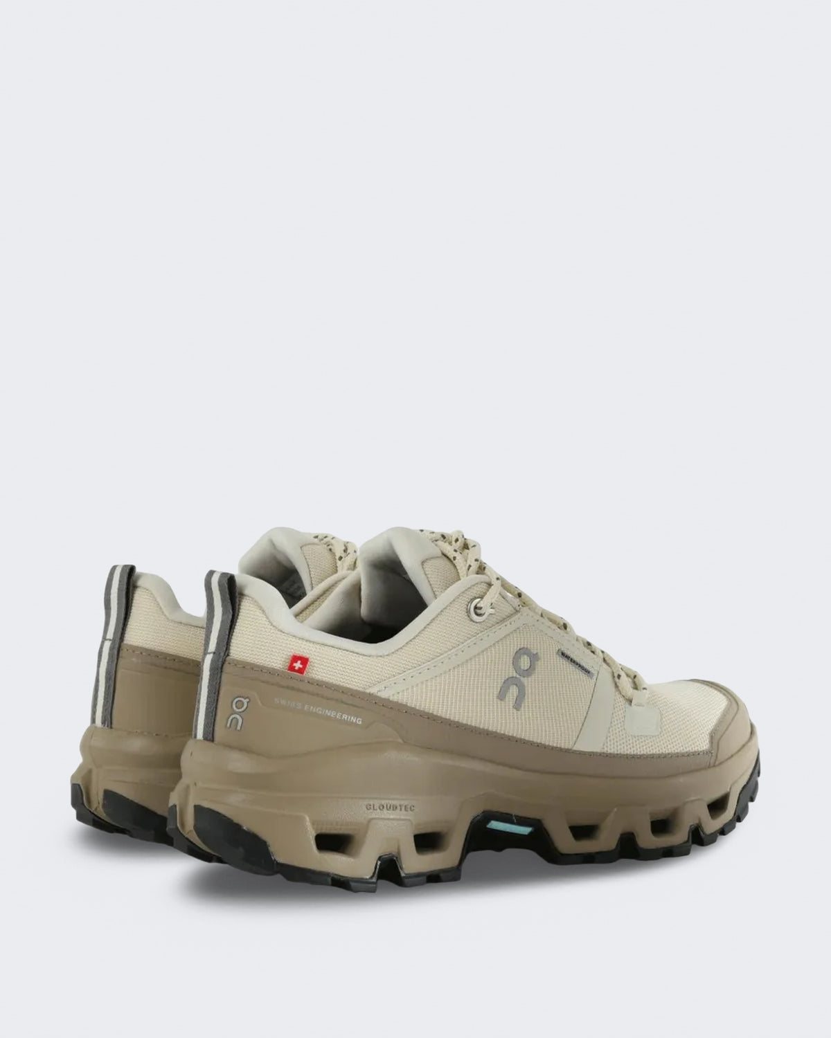 Damen Waterdichte lage sneaker in warme aardetint Beige