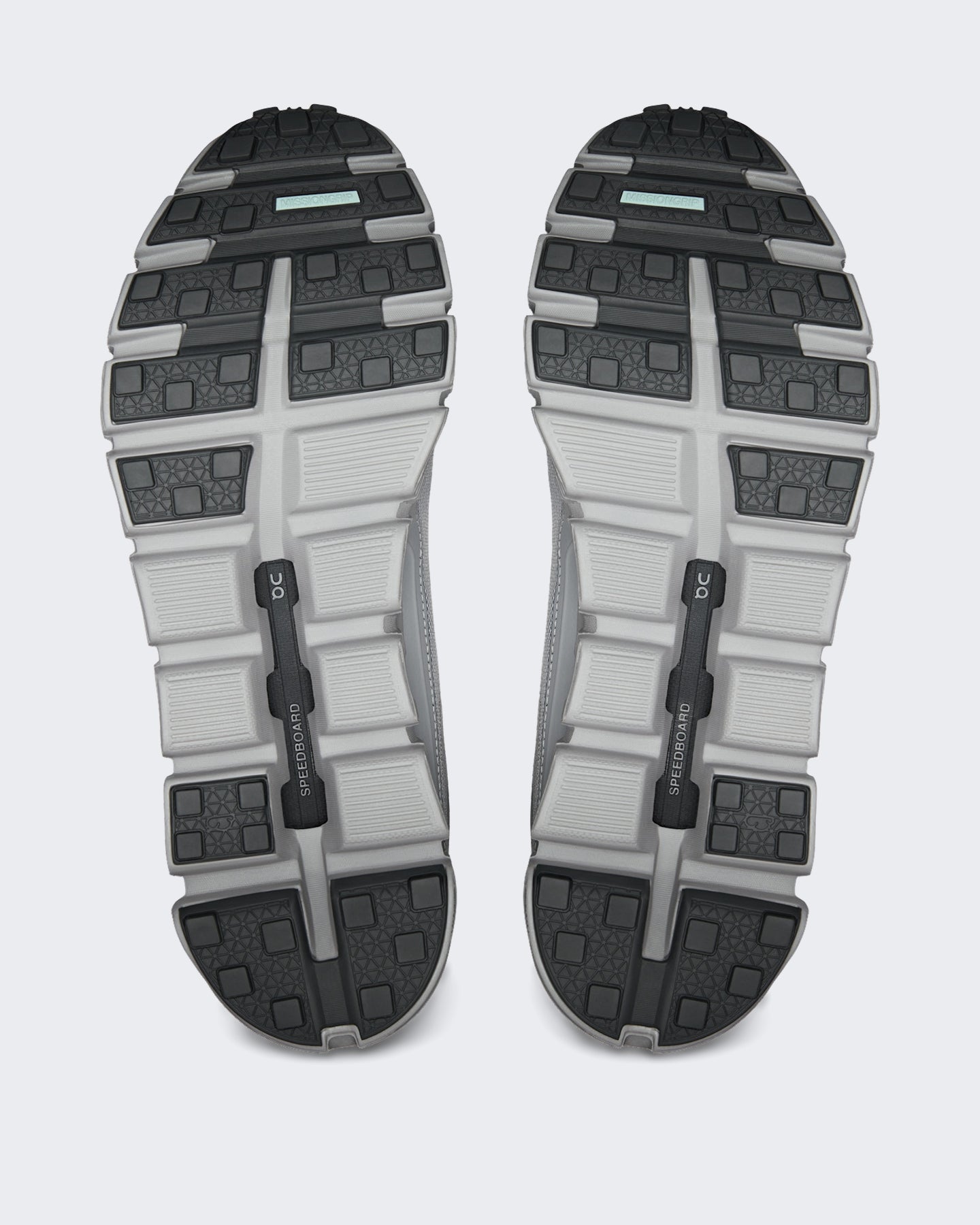Heren Cloud 6 Geo WP waterbestendige sneaker in grijs