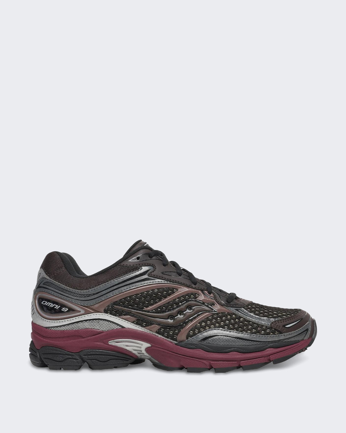 Heren Hardloopsneaker met demping en stabiliteit Zwart