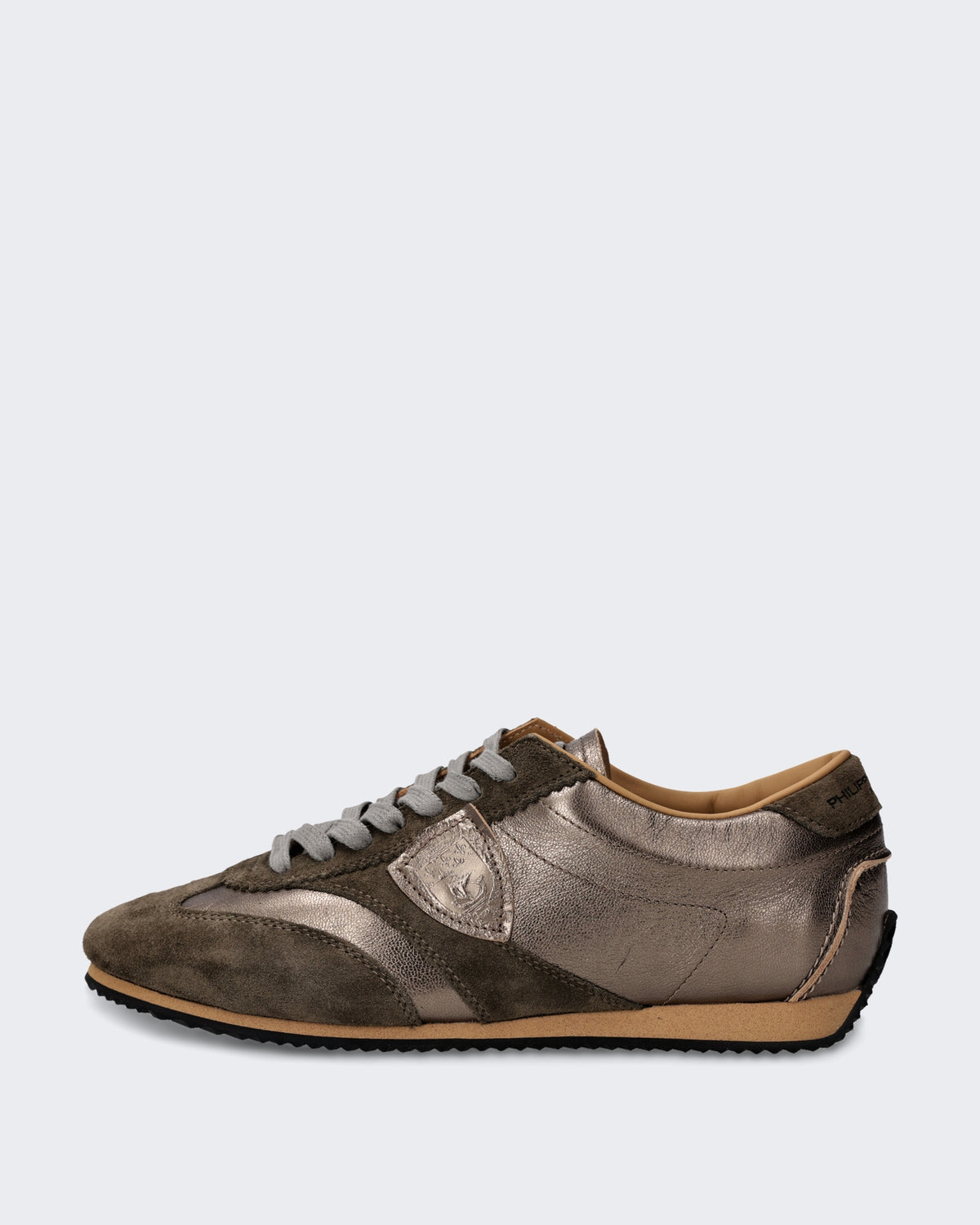 Damen Lage sneaker met veters Kaki