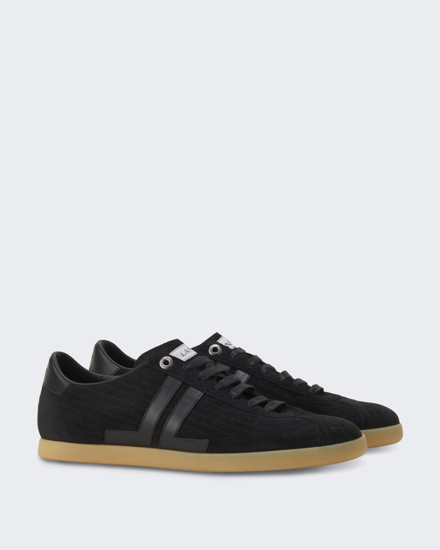 Heren Glen Full Leather Zwart