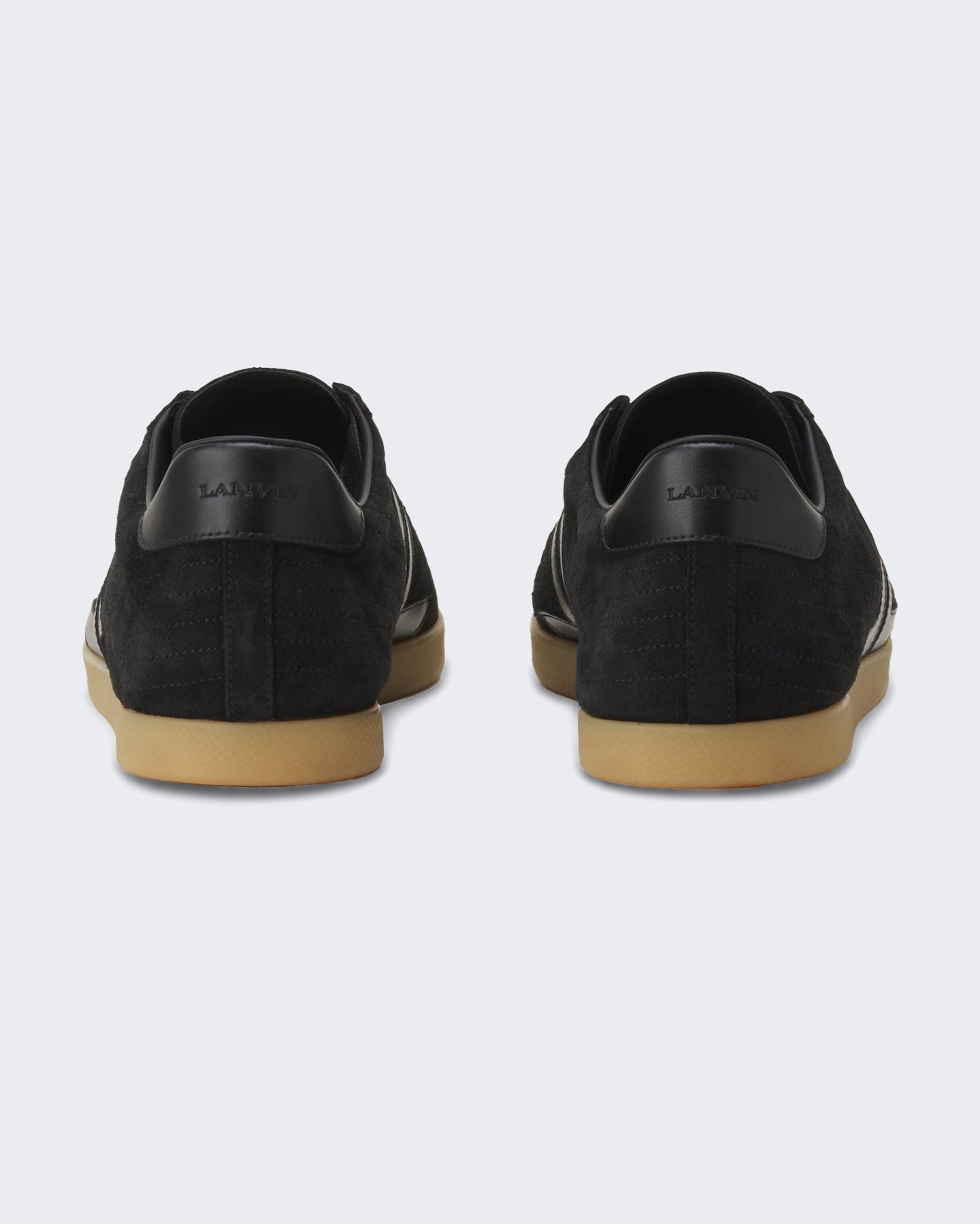 Heren Glen Full Leather Zwart