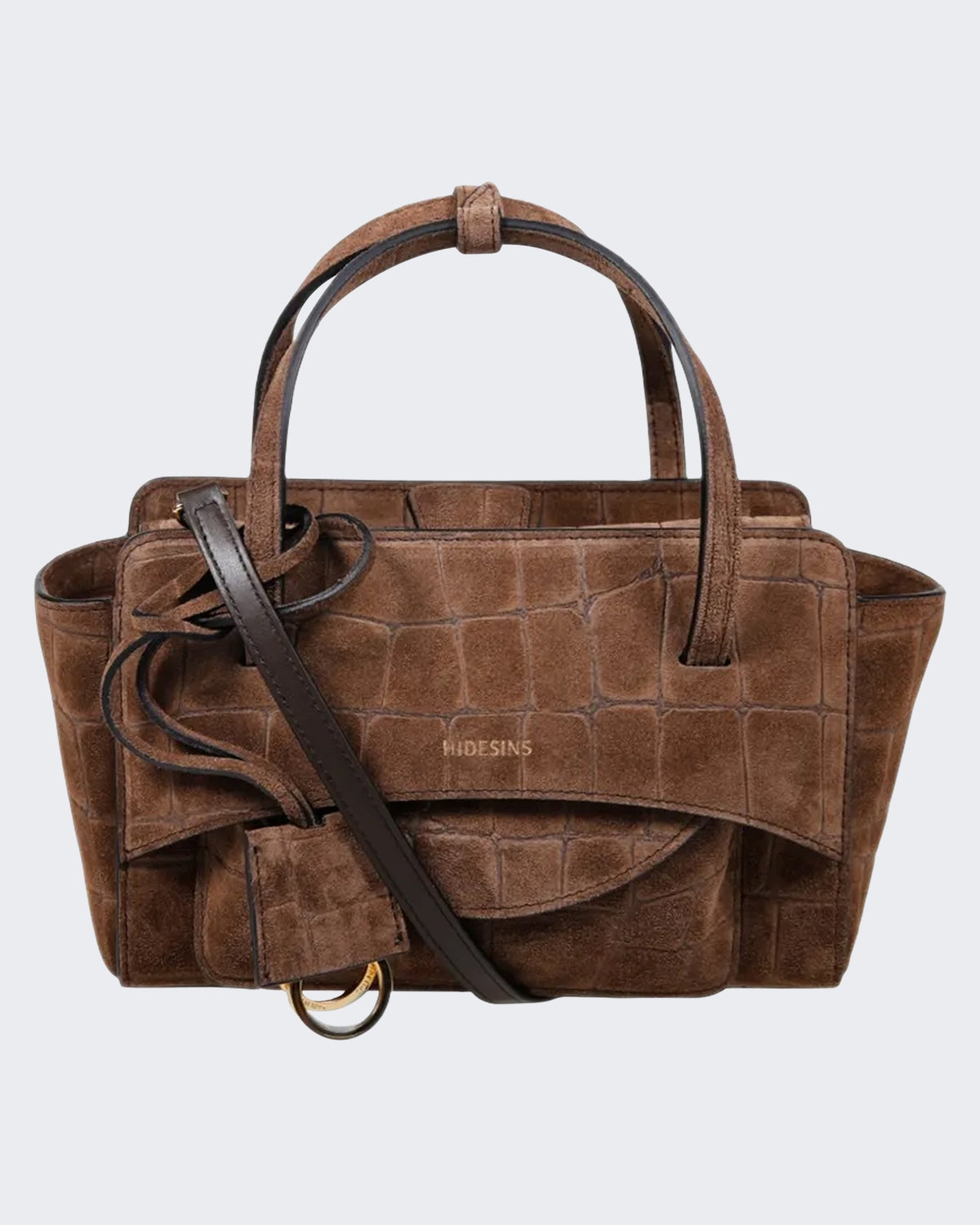 Dames Flap S Suede Cocco Chocolat